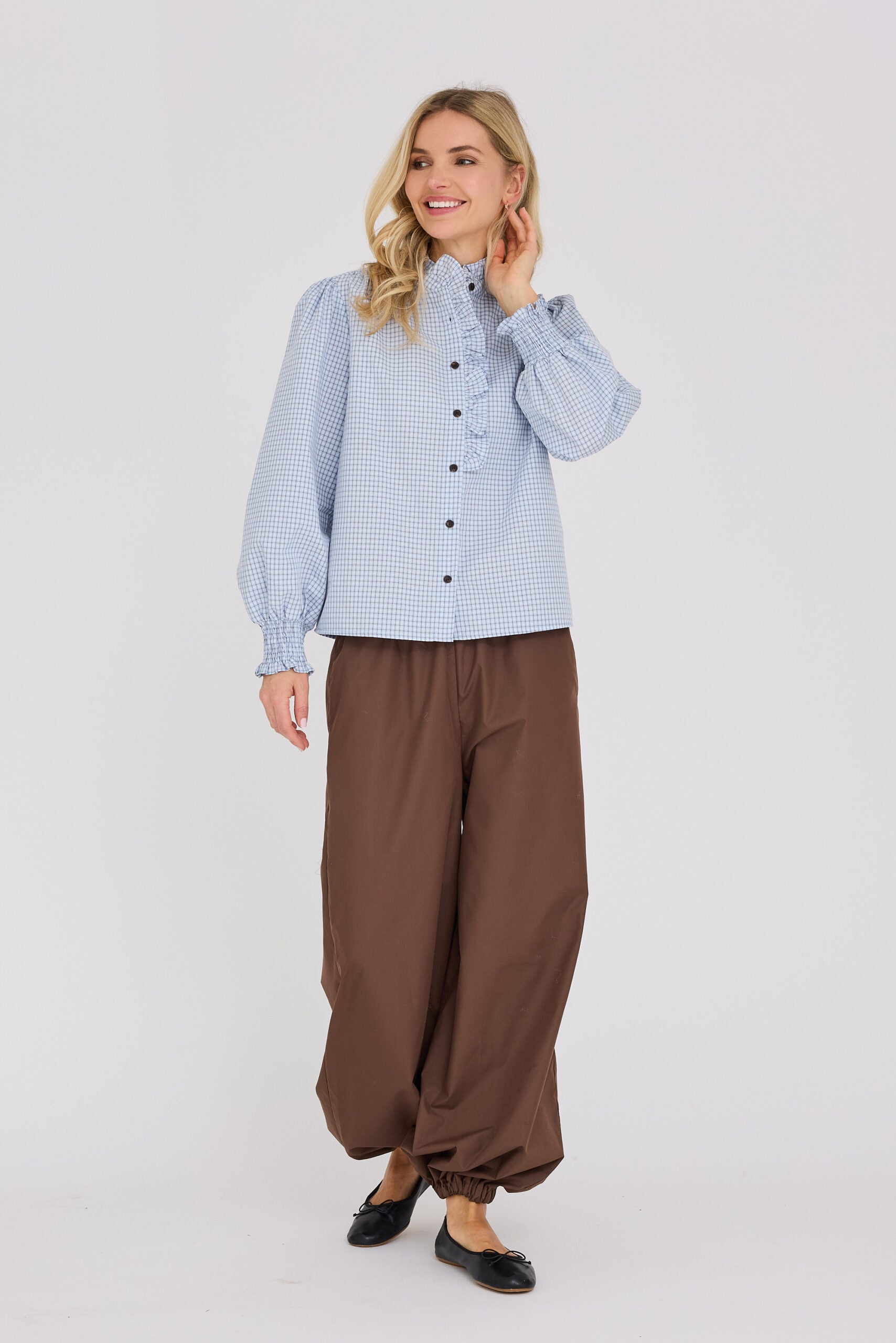 A-view Clova check shirt