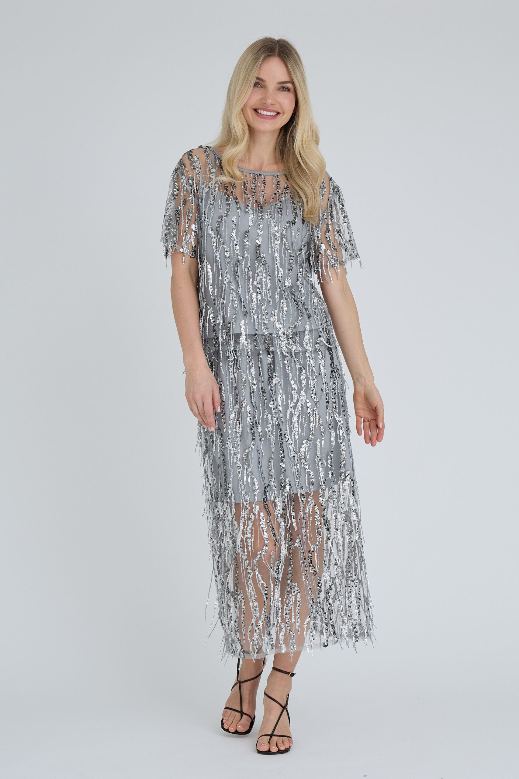 A-view Fenja Blouse - Light Grey