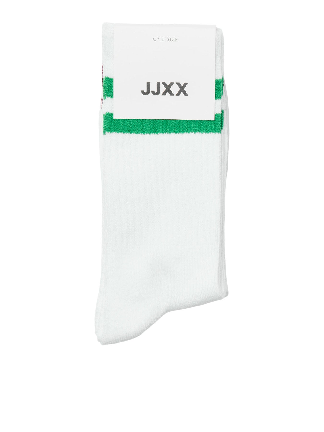 JJXX BASIC TENNIS SOCK 3-PACK ACC NOOS Cabernet w. Green Bee & Black