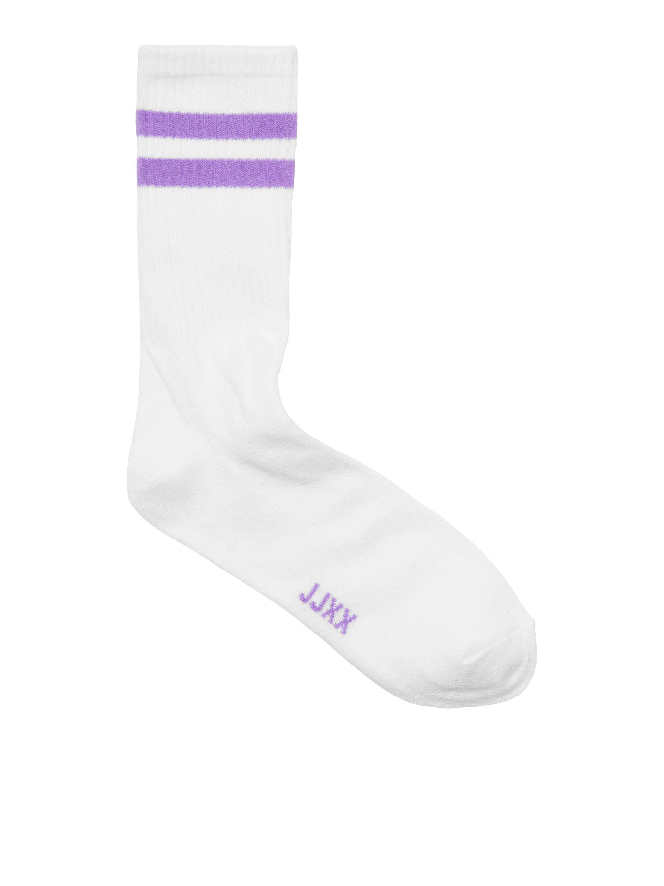 JJXX BASIC TENNIS SOCK 3-PACK ACC NOOS Purple Rose w. Seal Brown & Sunlight