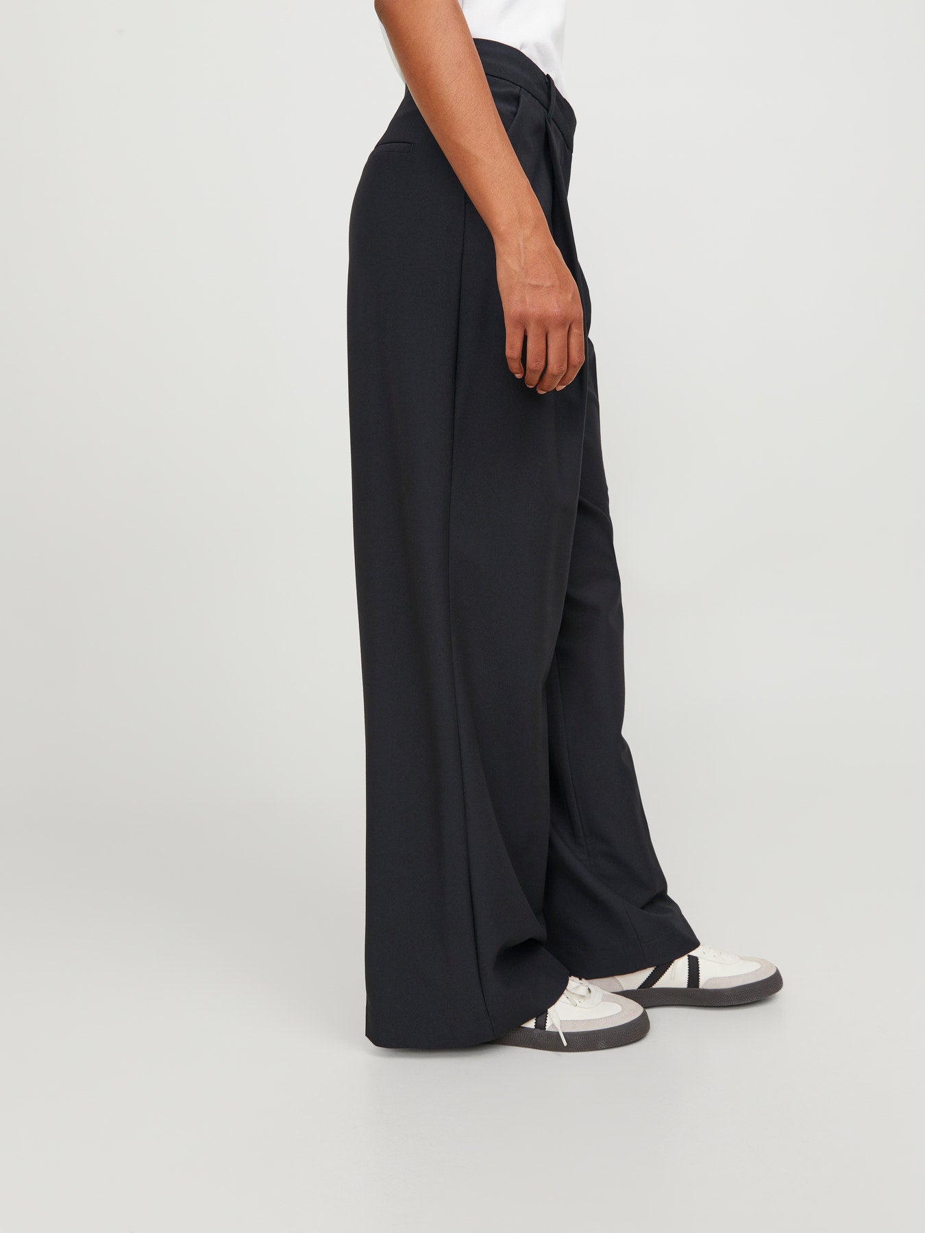 JJXX AYA ELLIS WIDE HW PANTS TLR NOOS Black "32"