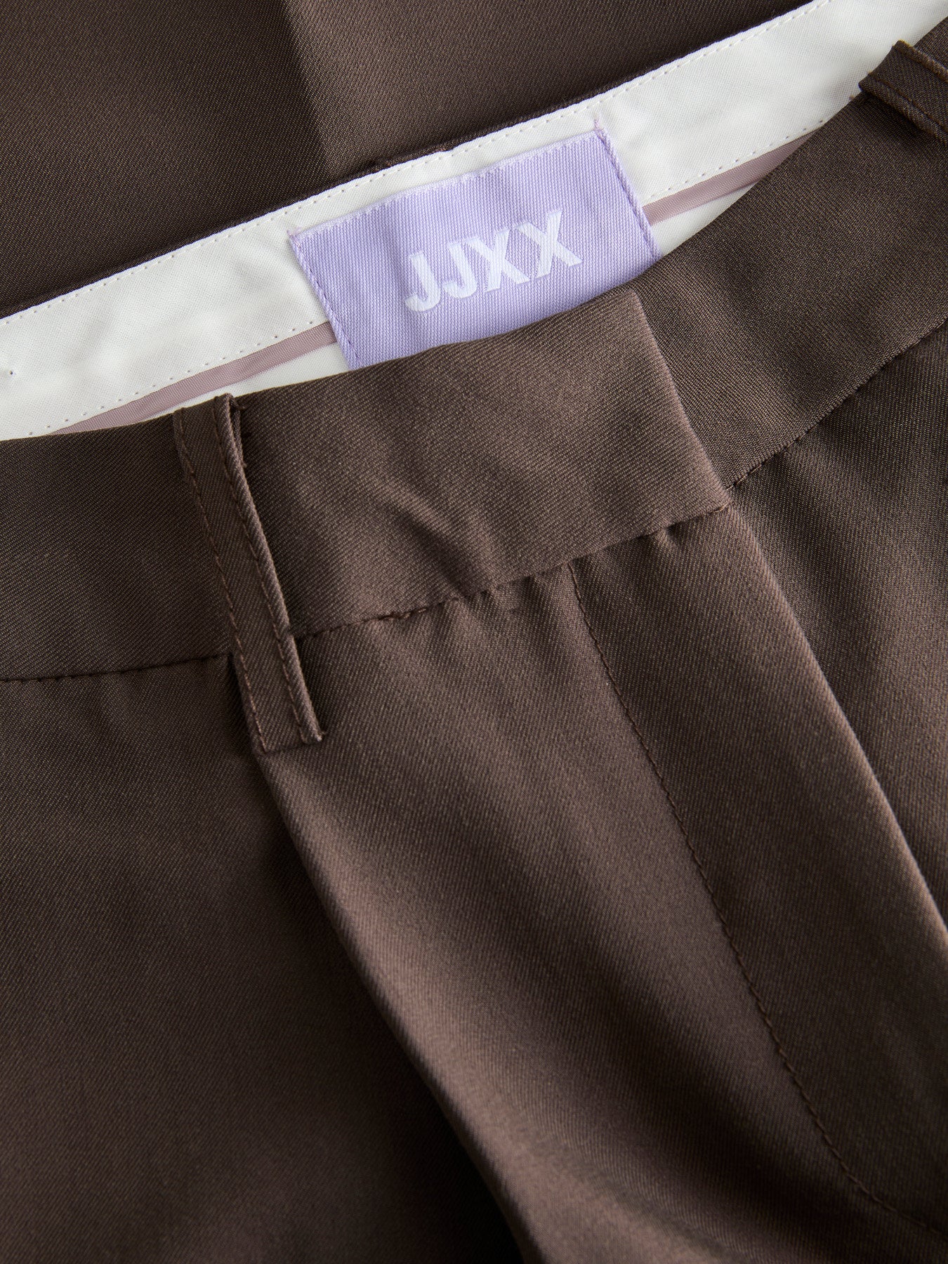 JJXX AYA ELLIS WIDE HW PANTS TLR NOOS Chocolate "32"