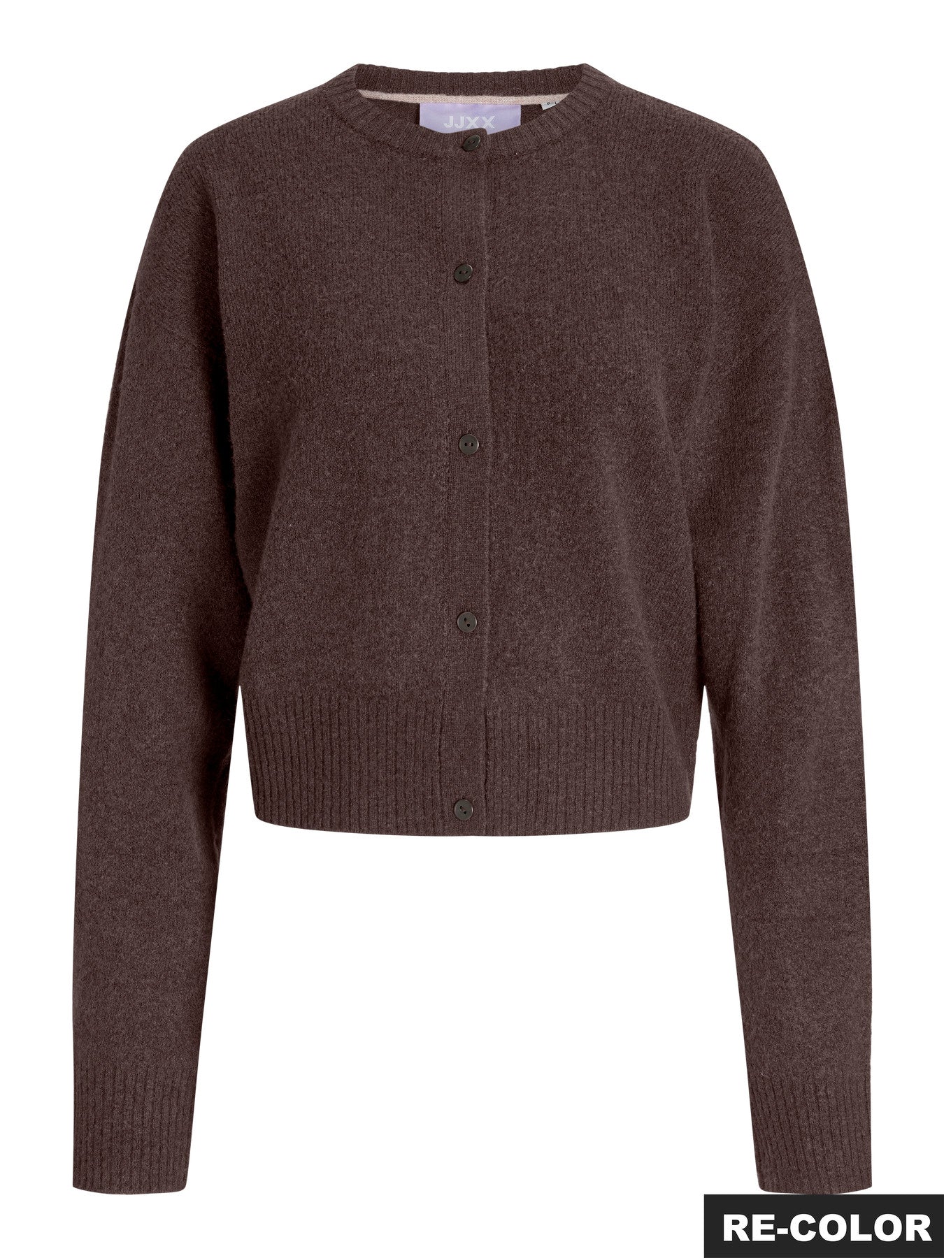 JJXX NATALIE DIVERSE CARDIGAN KNIT SN SEAL BROWN