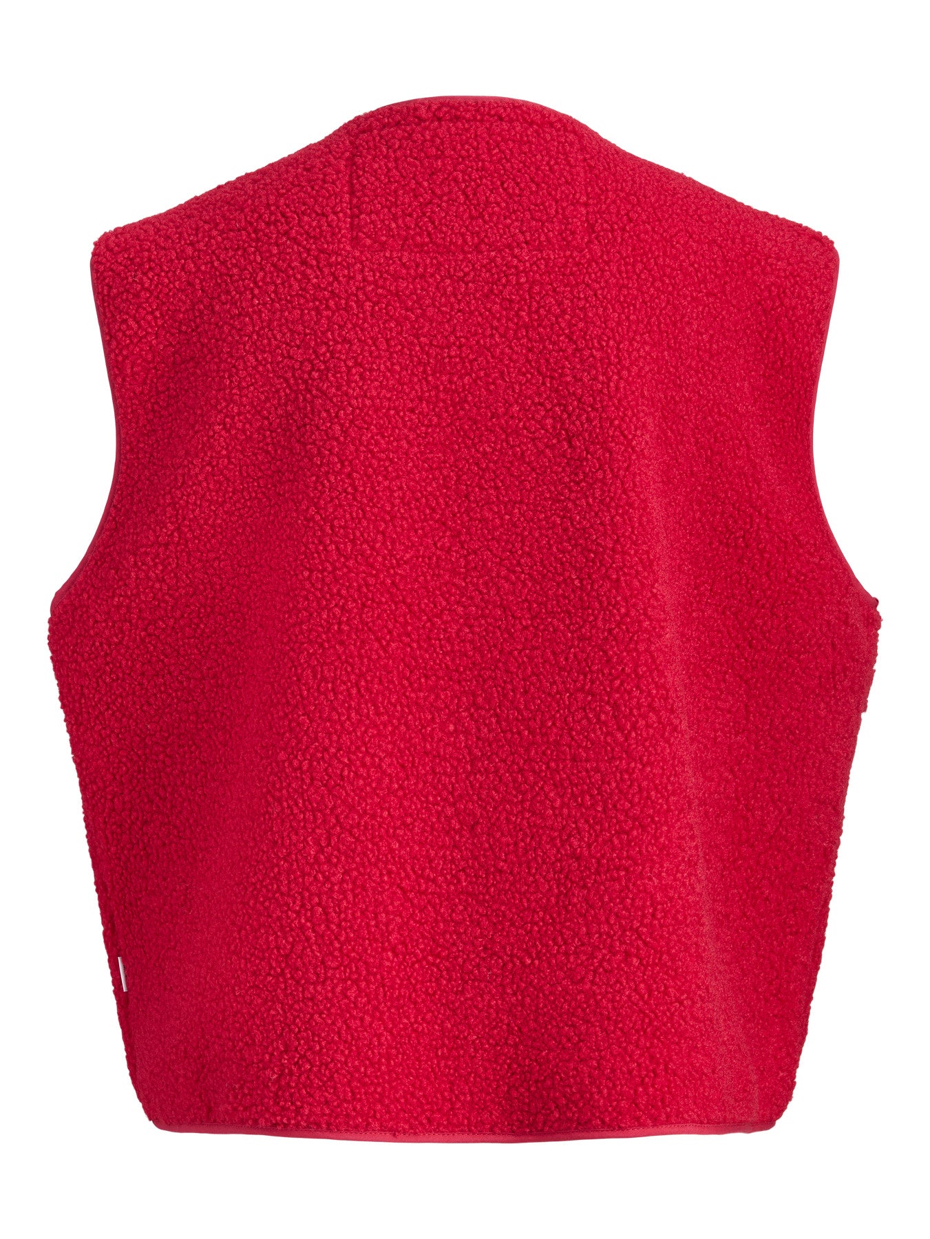 JJXX VERA TEDDY VEST OTW NOOS RØD