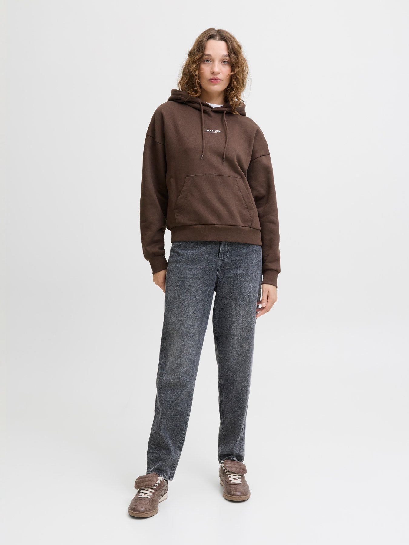 JJXX STUDIO VESTERBRO LS RLX HOOD SWT NOOS BRACKEN BRIGHT WHITE