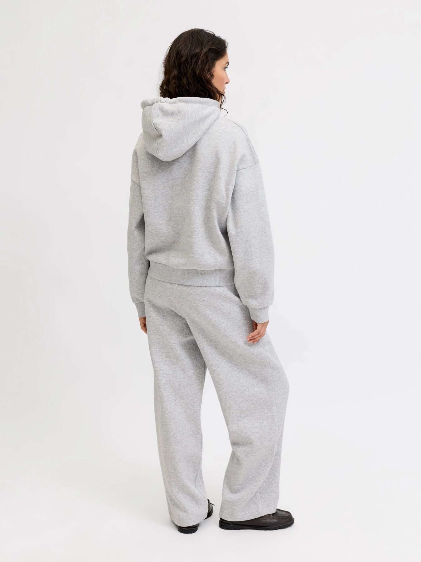 JJXX STUDIO VESTERBRO LS RLX HOOD SWT NOOS LIGHT GREY