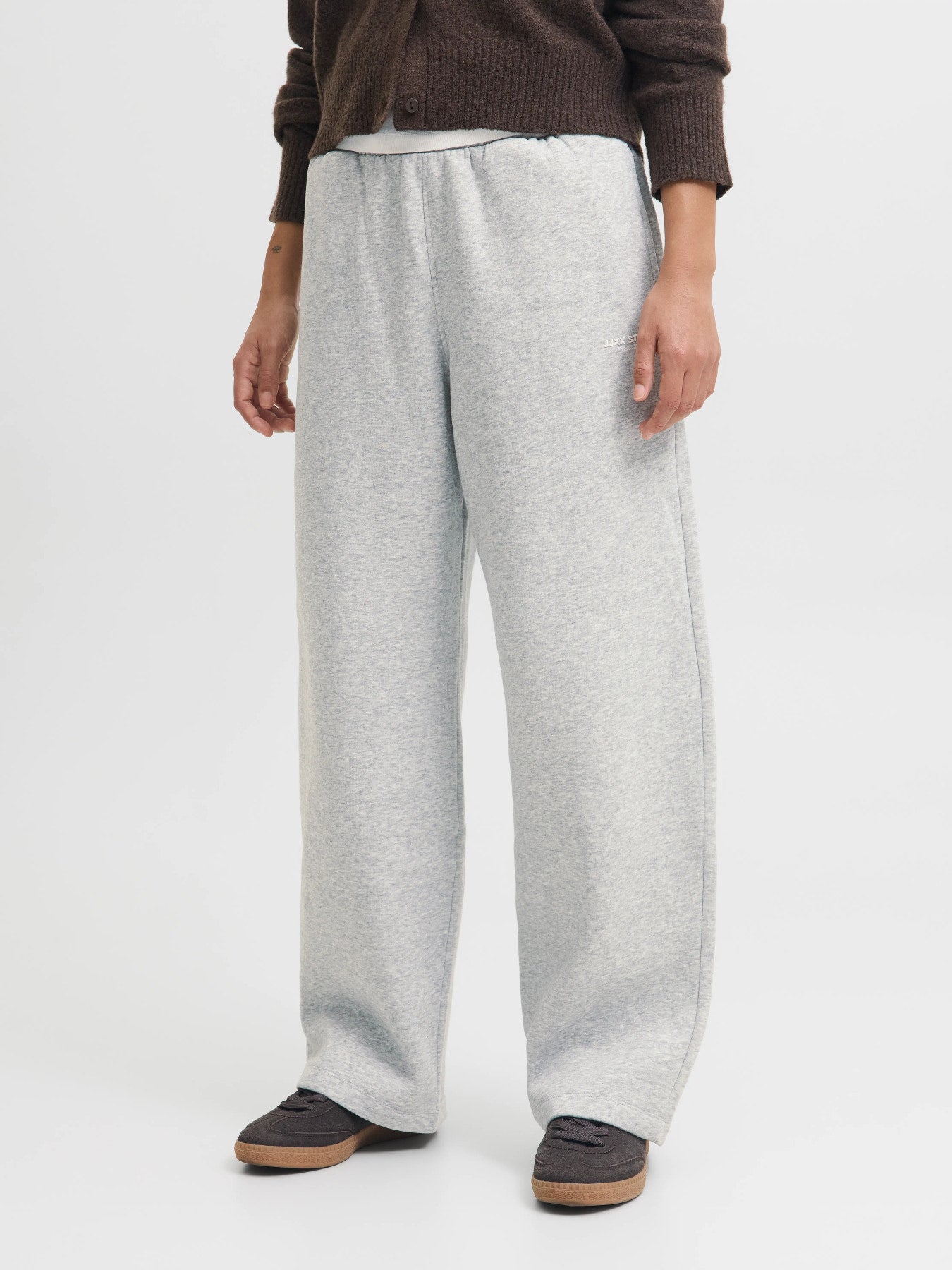 JJXX STUDIO VESTERBRO HW PANT SWT NOOS LIGHT GREY MELANGE