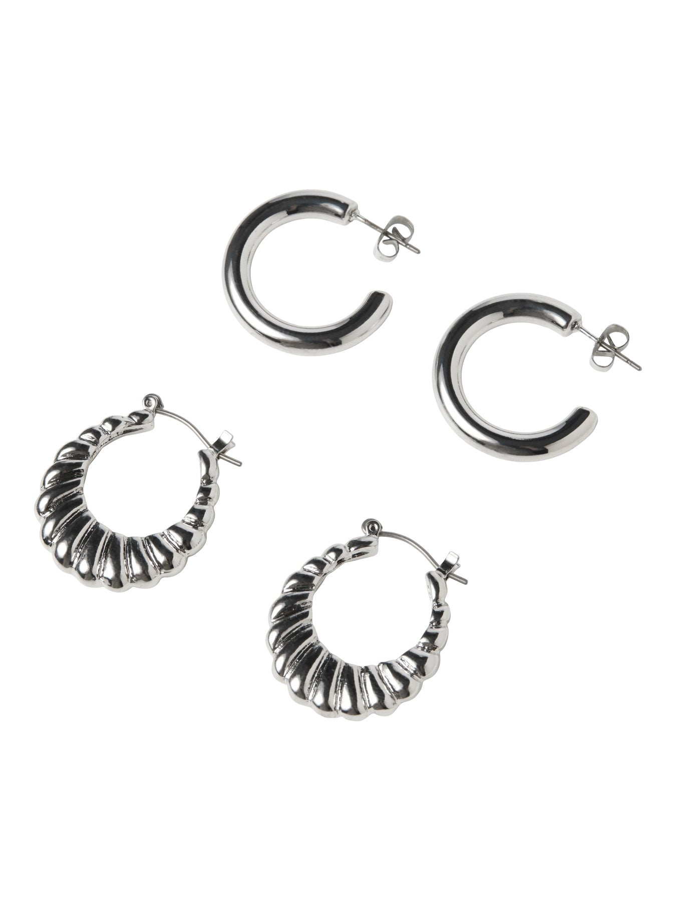 JJXX OLIVIA EARRINGS 2-PACK ACC SILVER