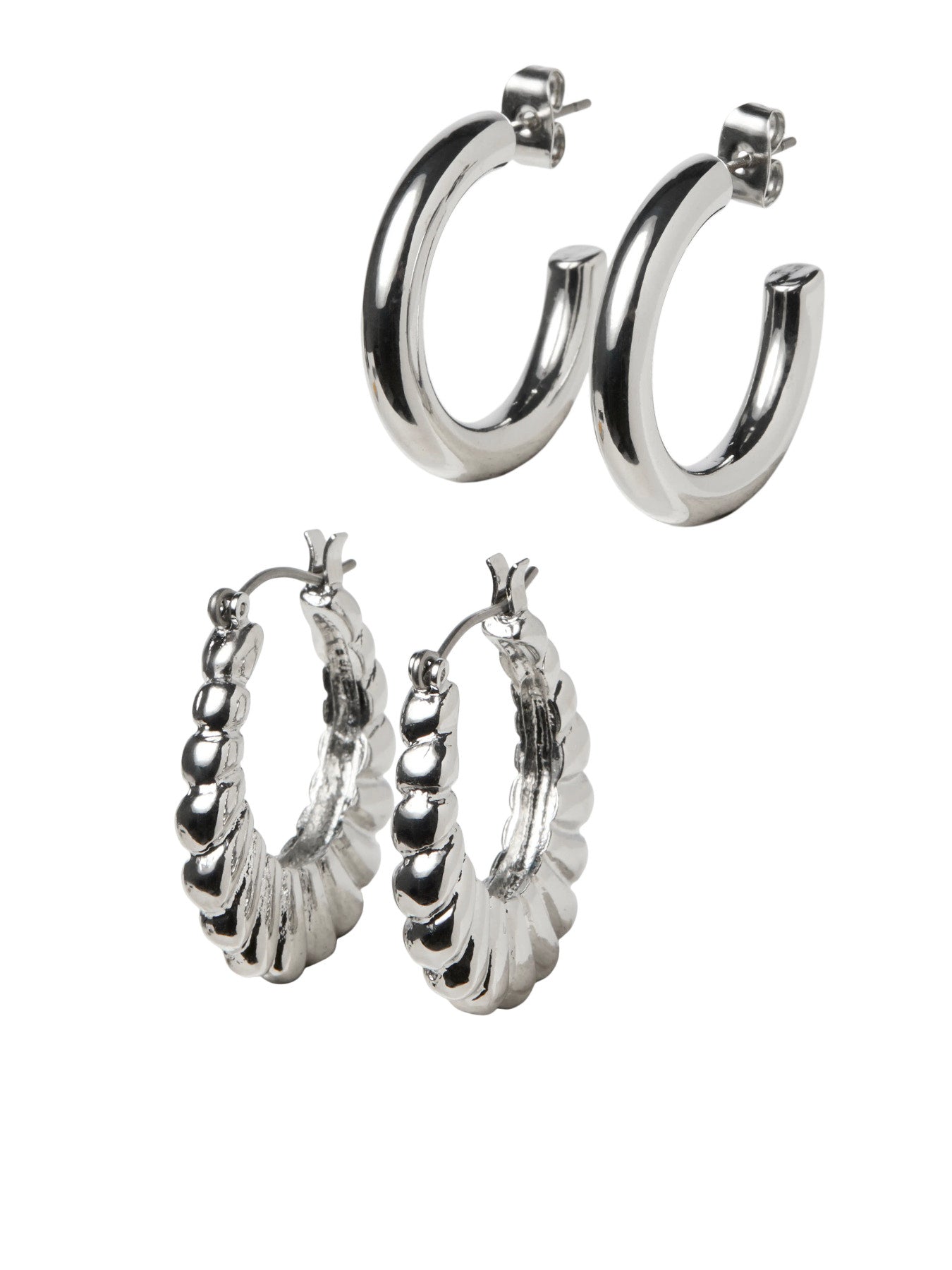 JJXX OLIVIA EARRINGS 2-PACK ACC SILVER
