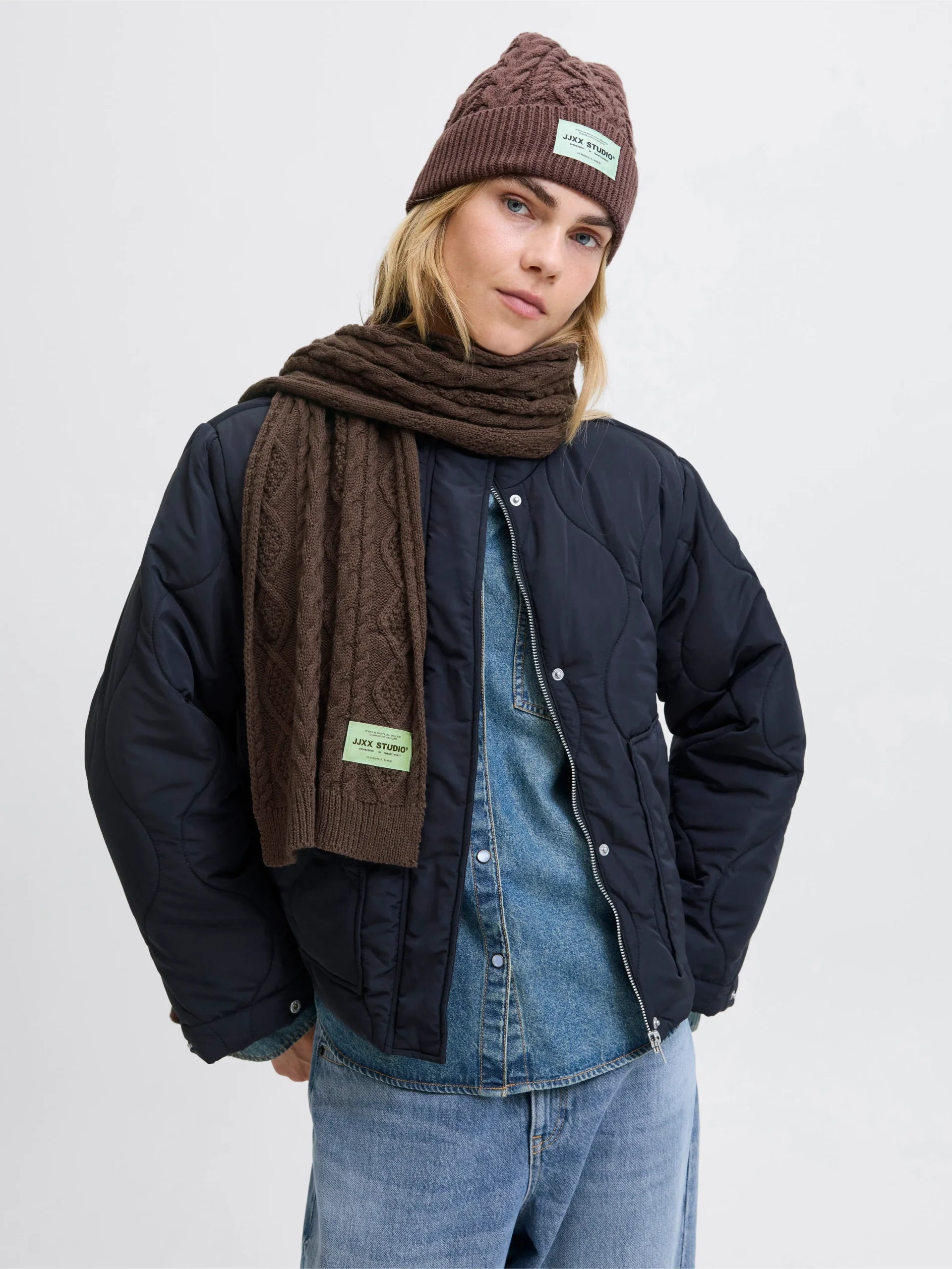 JJXX TYRA KNIT CABLE SCARF ACC