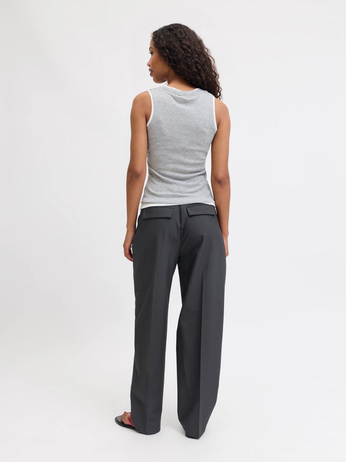JJXX NICO MILEY BARREL HW PANTS PNT Asphalt