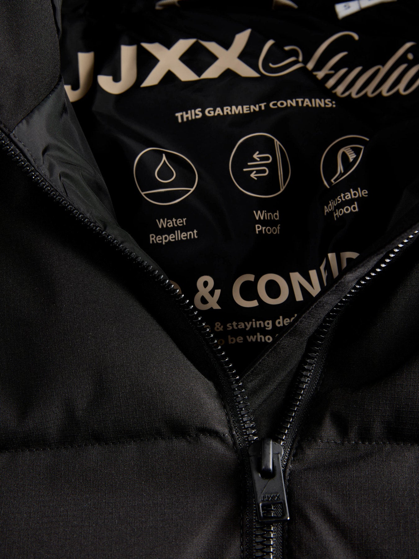 JJXX GALAXY PUFFER JACKET OTW Black