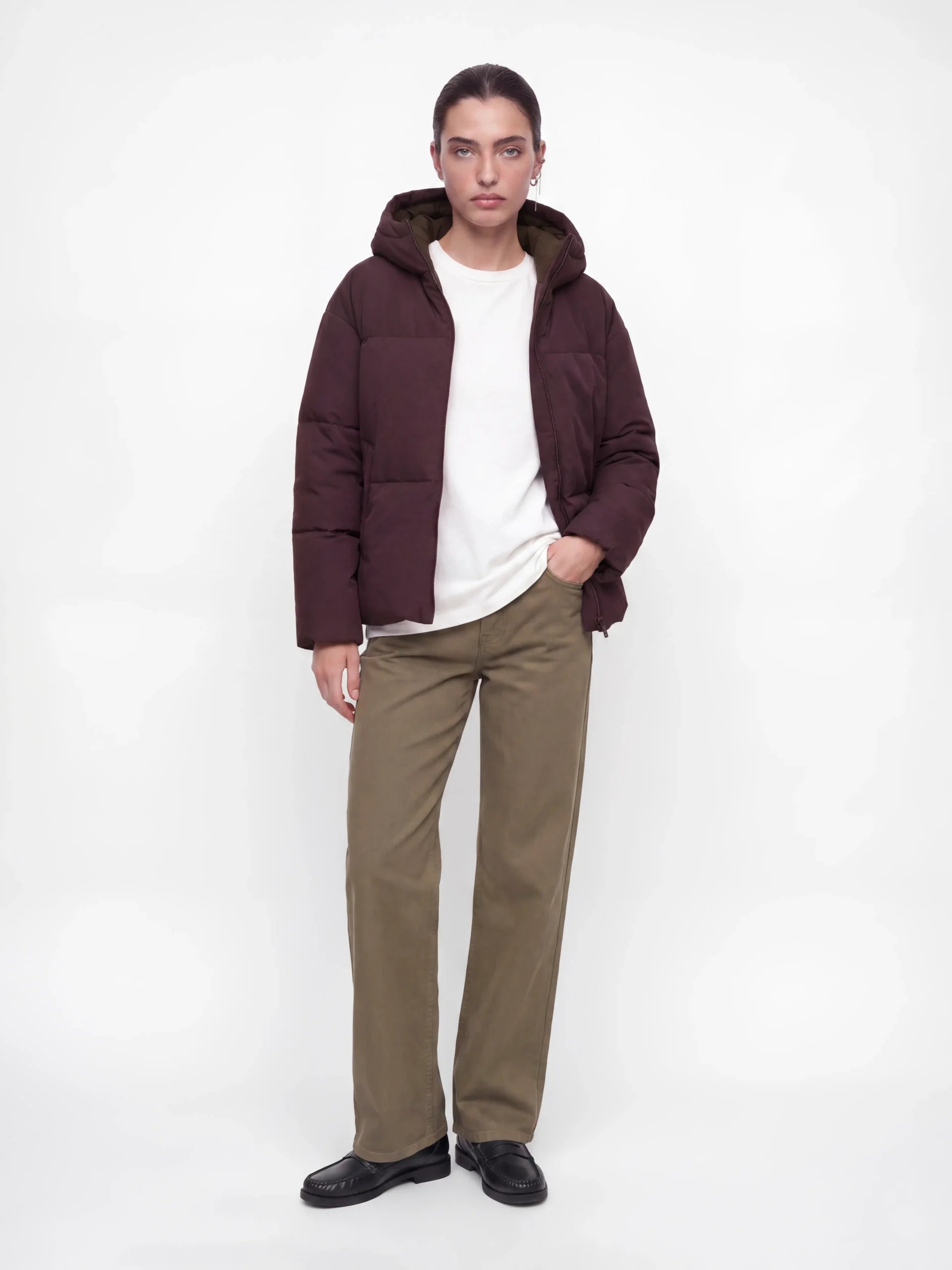 JJXX GALAXY PUFFER JACKET OTW Fudge