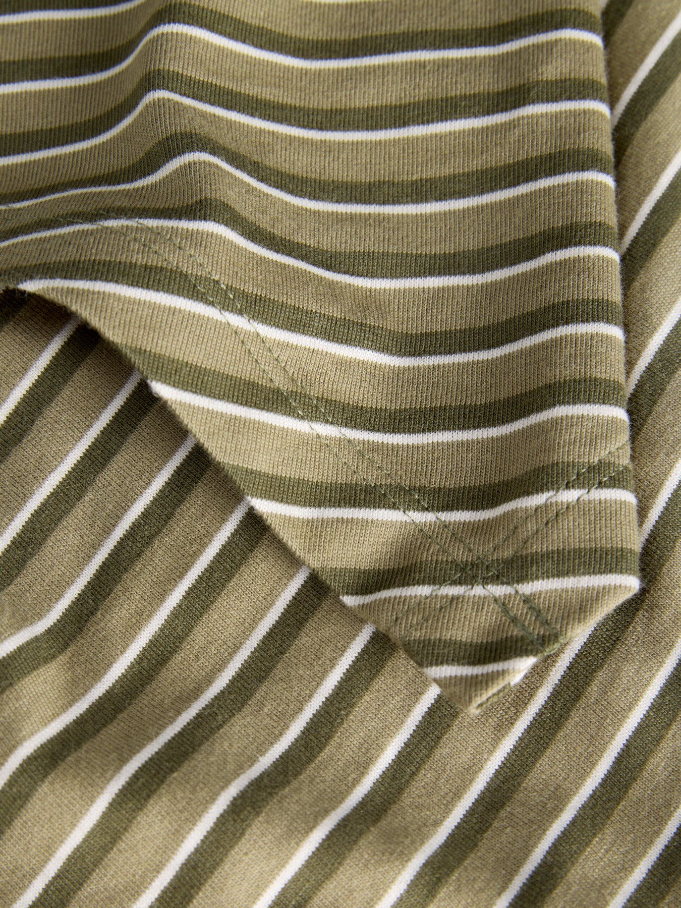 JJXX SOPHIA BOXY LS SCARF TEE JRS EXP Dusky Green Olive Night/Wind Chime