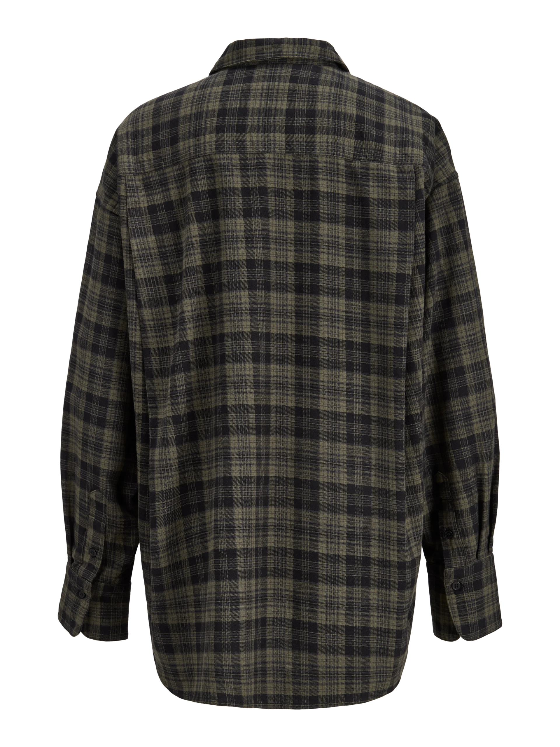 JJXX JAMIE FLANNEL LS SHIRT WVN EXP Black OLIVE NIGHT