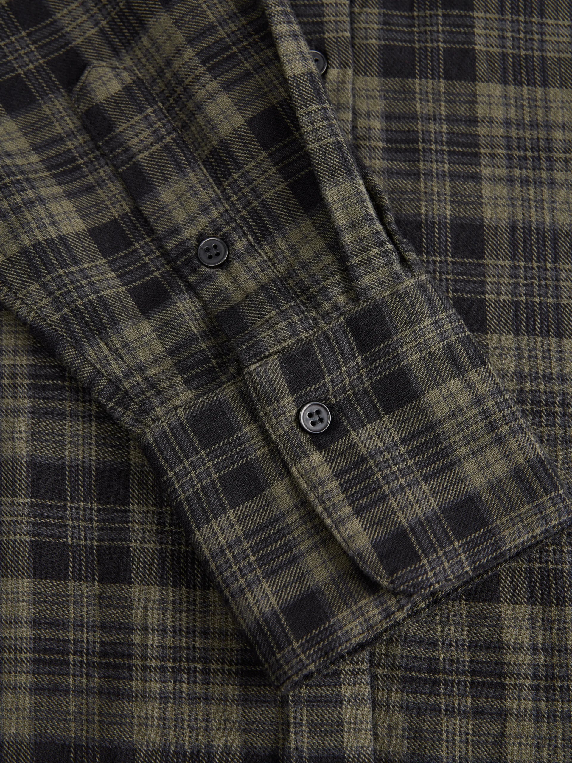 JJXX JAMIE FLANNEL LS SHIRT WVN EXP Black OLIVE NIGHT