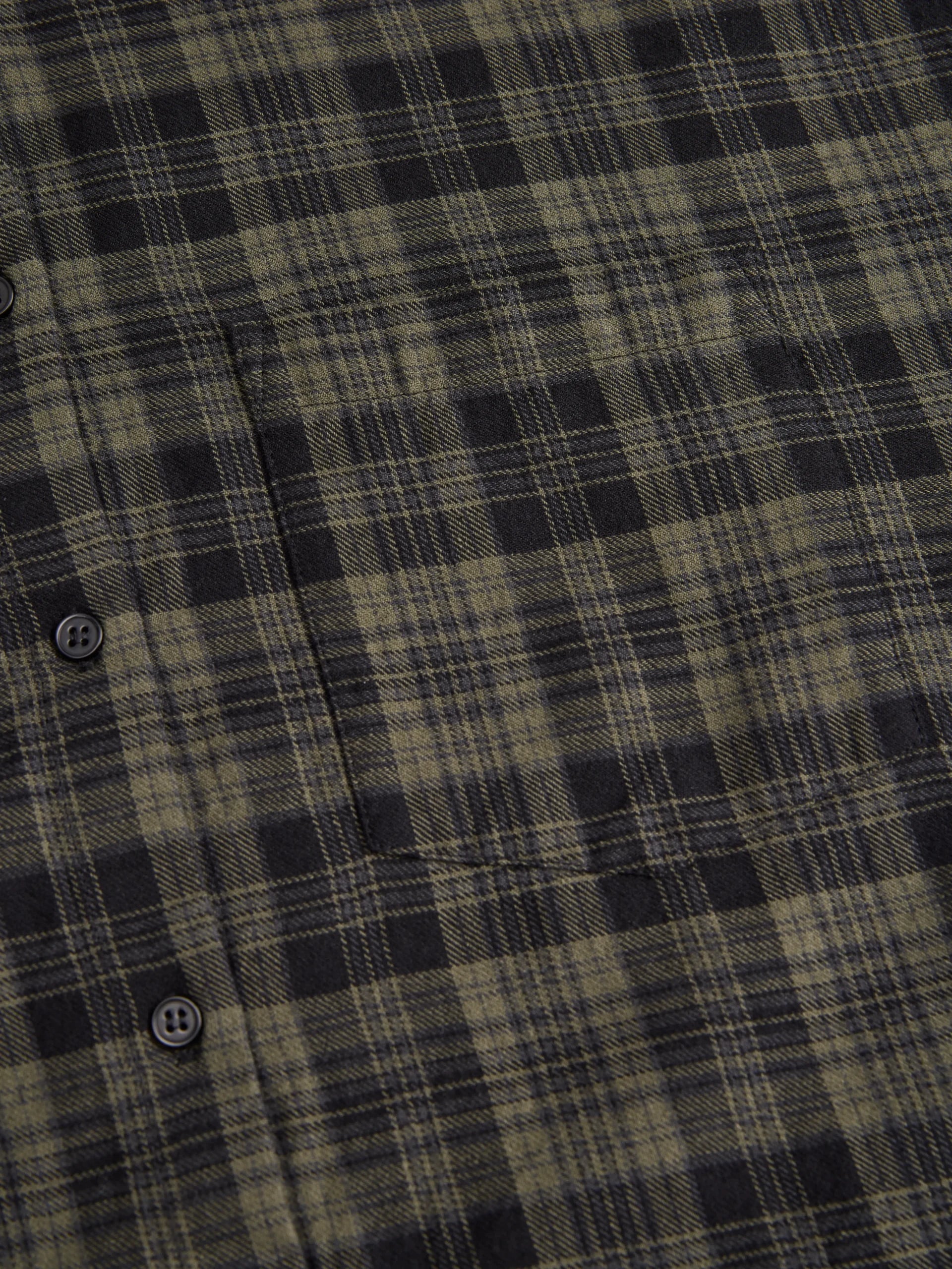 JJXX JAMIE FLANNEL LS SHIRT WVN EXP Black OLIVE NIGHT