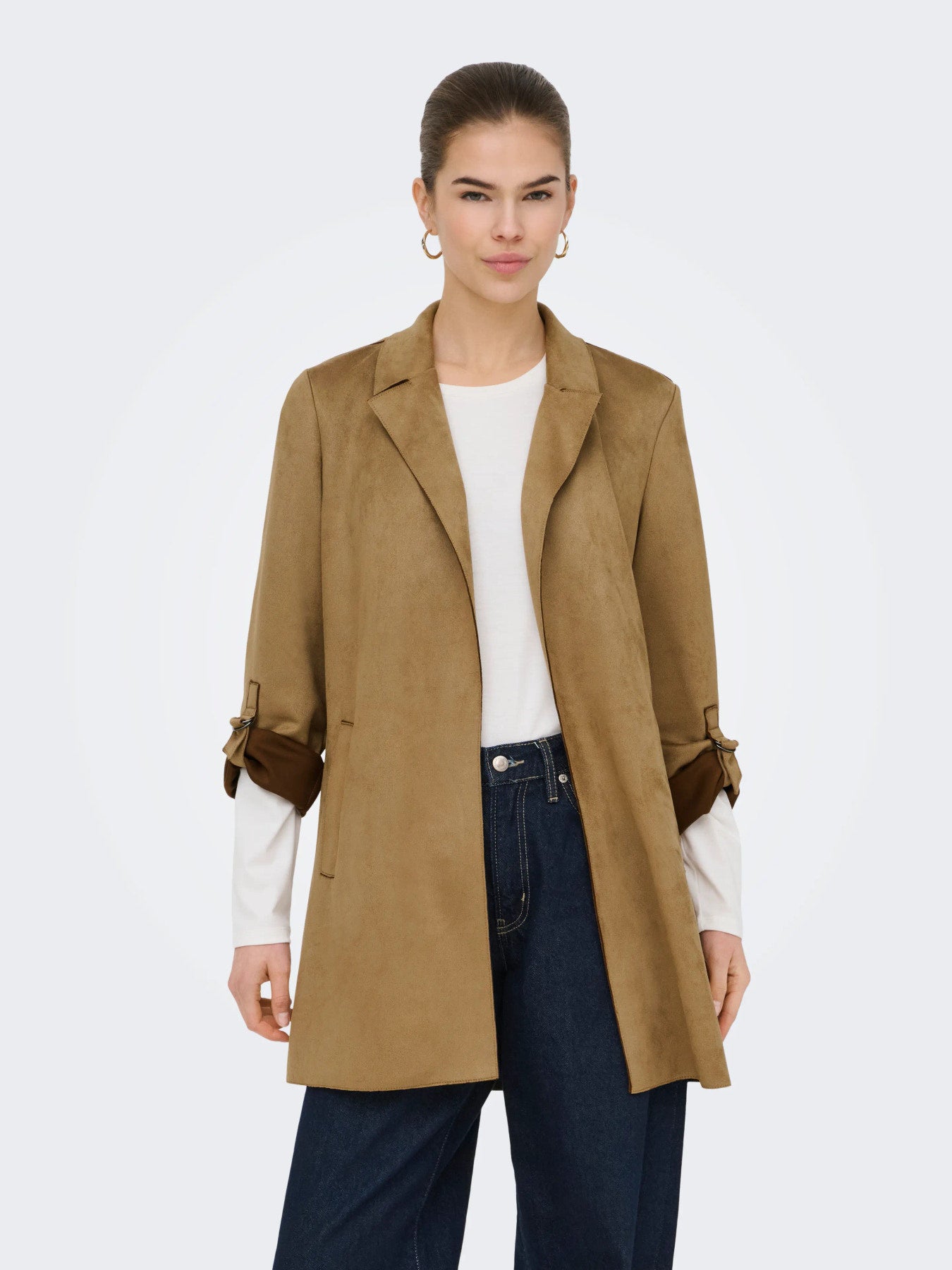 ONLY JOLINE FAUX SUEDE COAT OTW NOOS