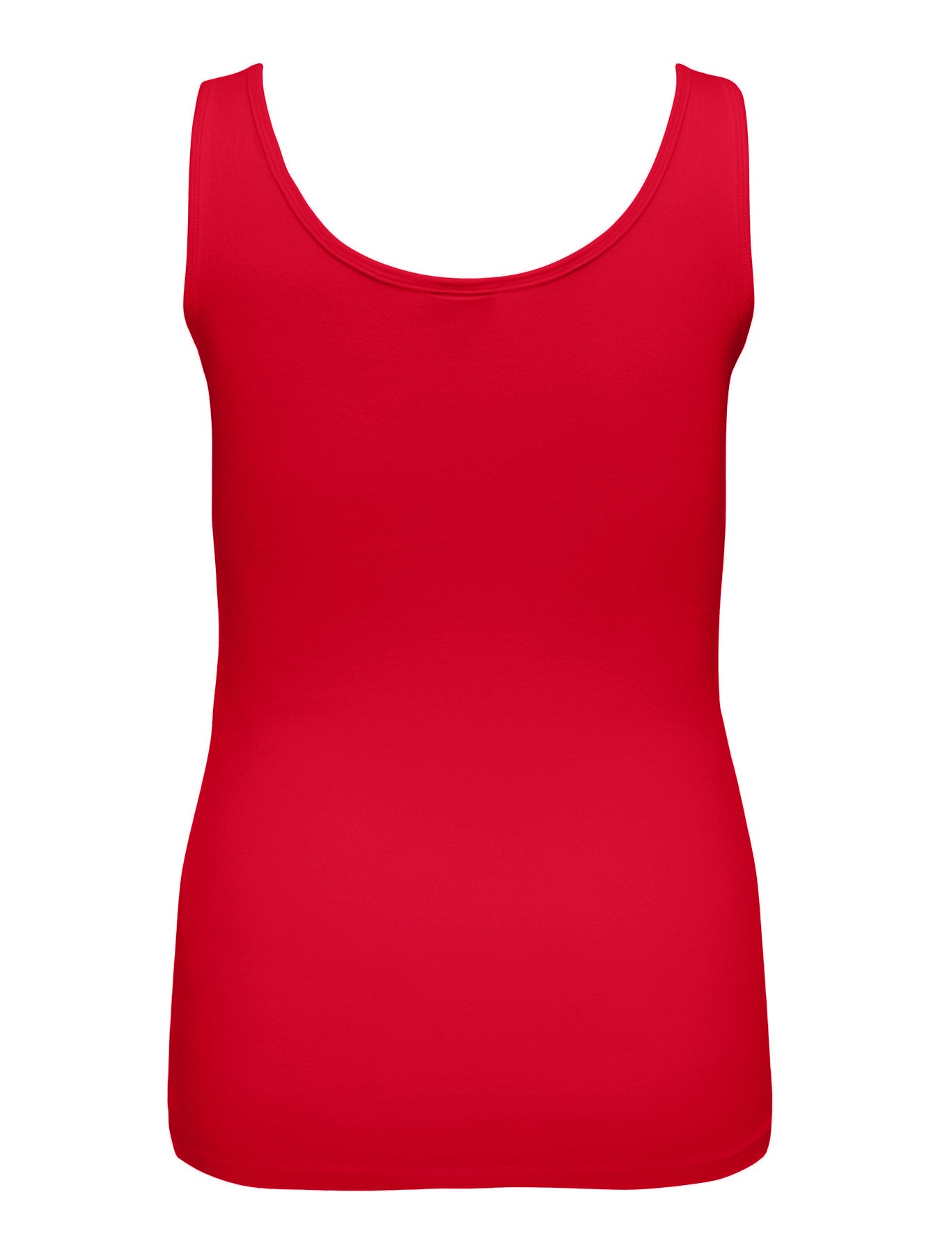 ONLY CARMAKOMA TIME TANK TOP JRS RØD