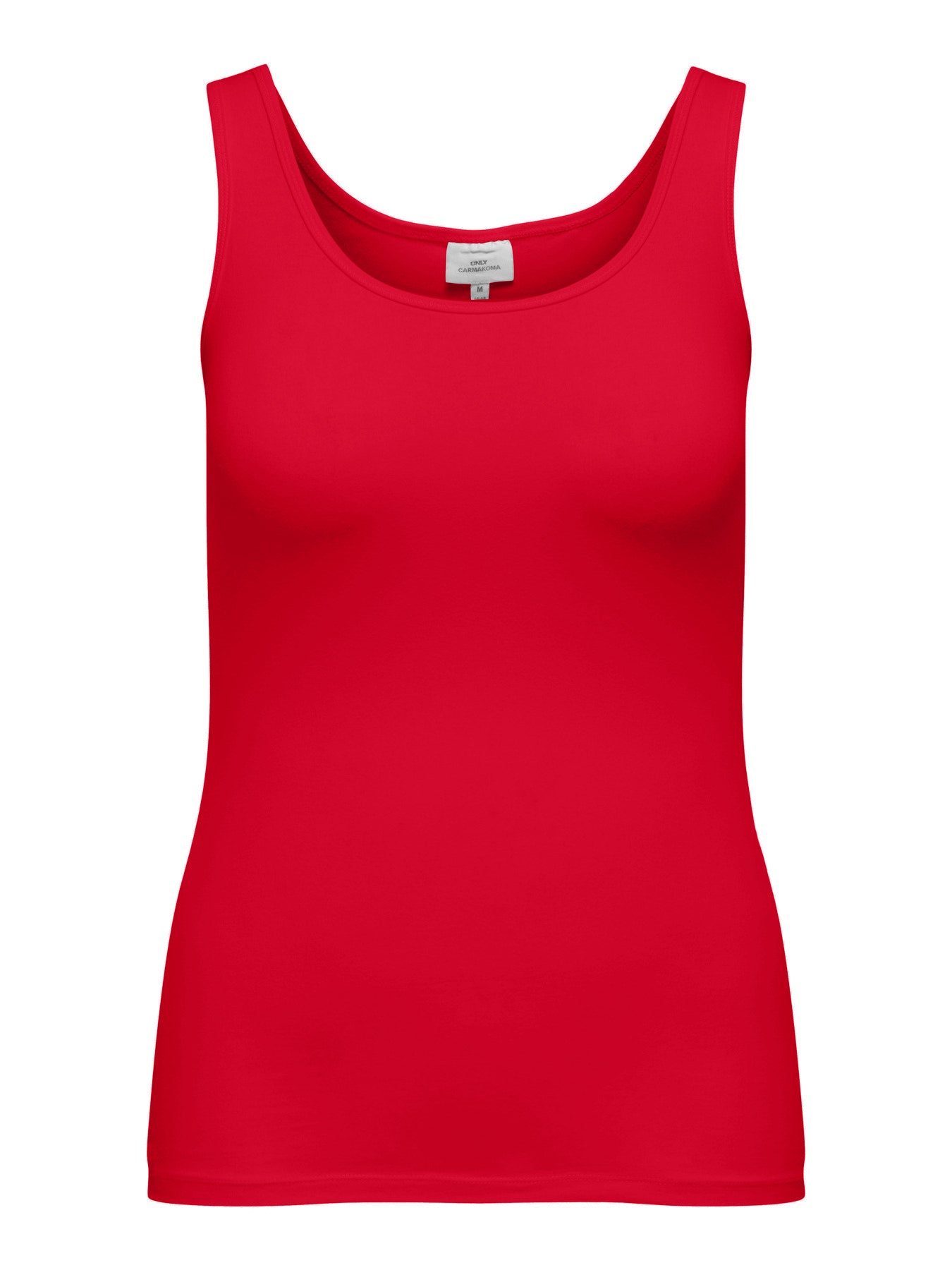 ONLY CARMAKOMA TIME TANK TOP JRS RØD
