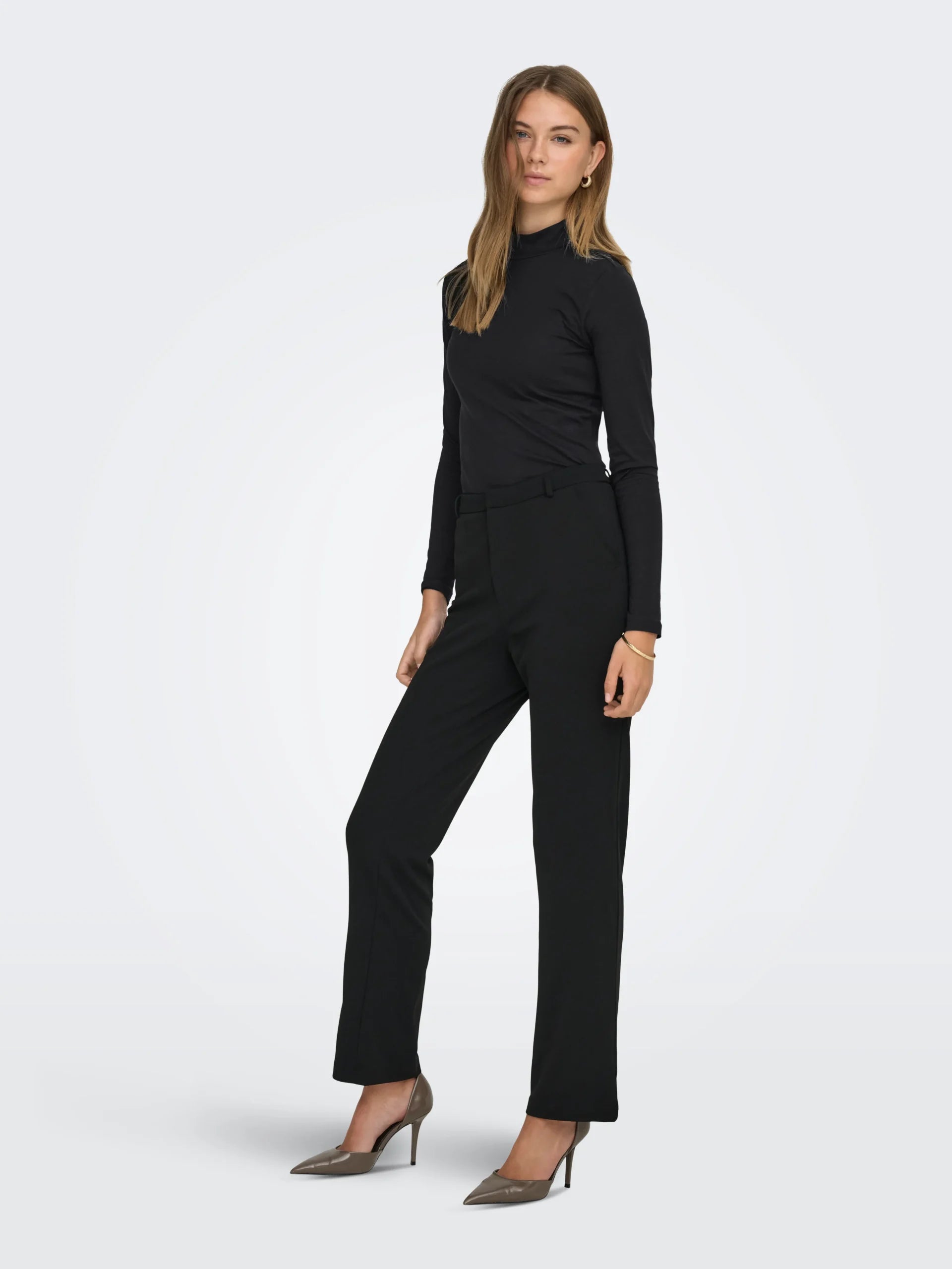JDY AVA NEW TURTLENECK TOP JRS NOOS  Black