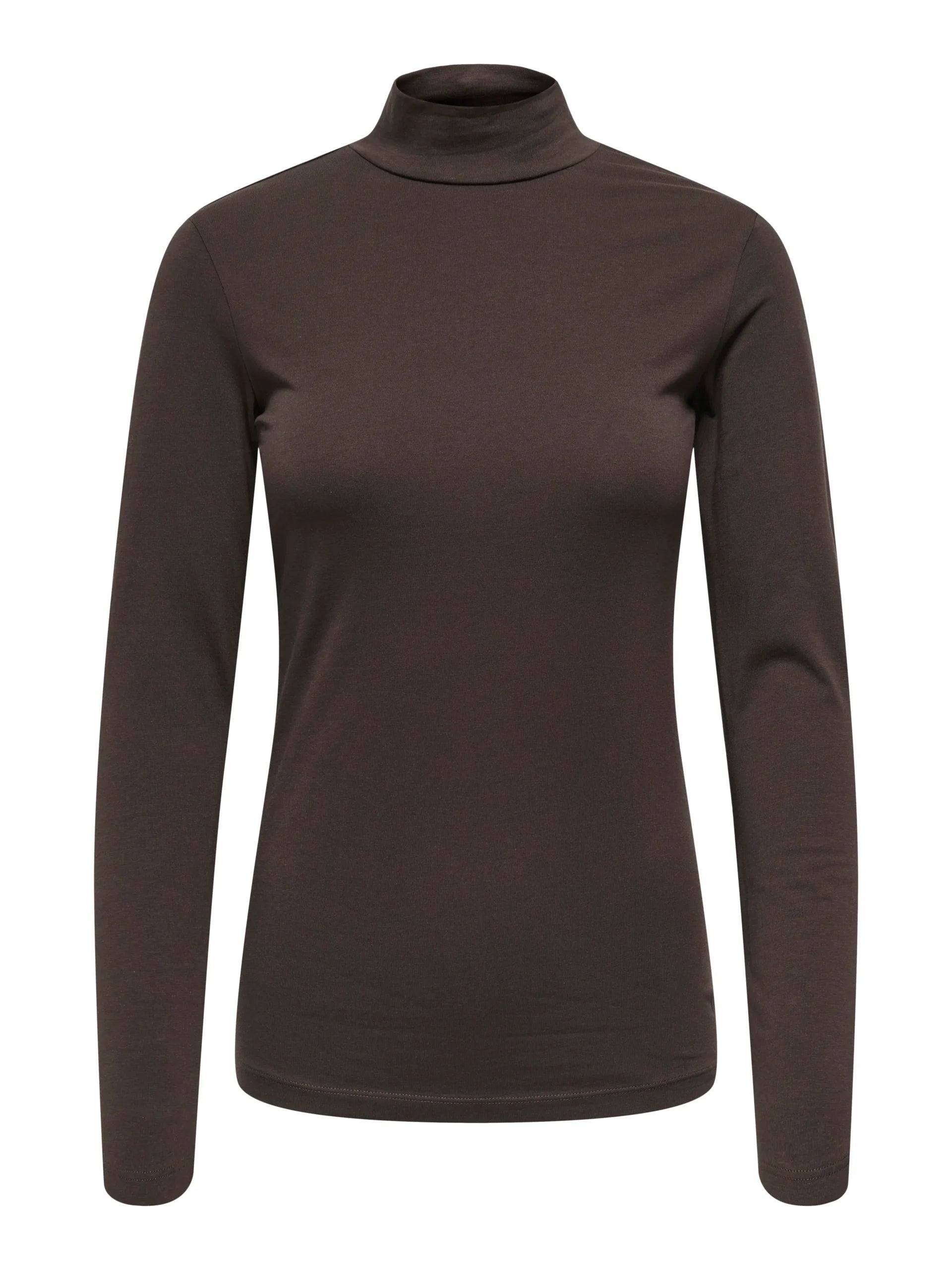 JDY AVA NEW TURTLENECK TOP JRS NOOS  Chocolate Torte