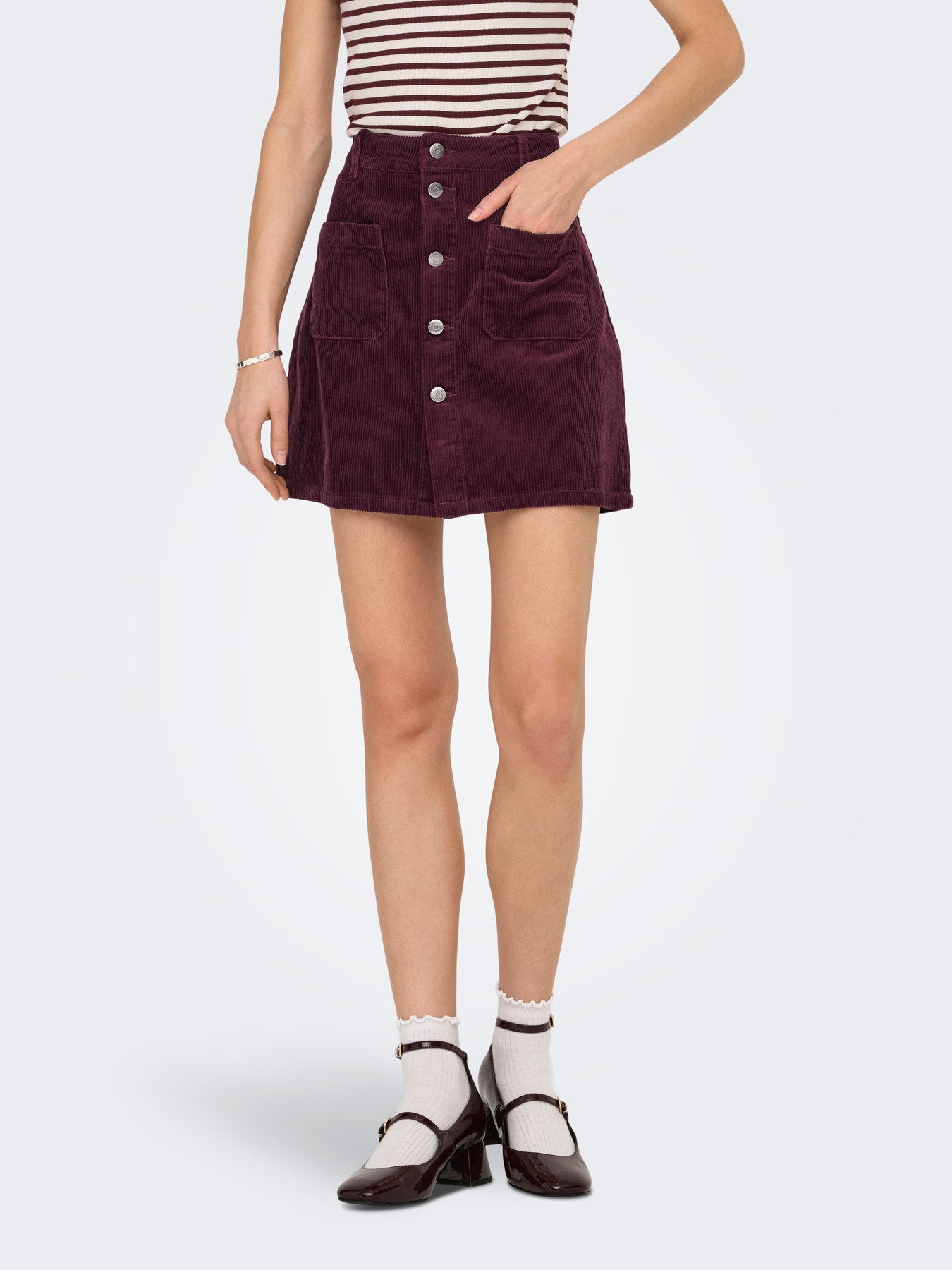 JDY SHIRAZ CORDUROY SKIRT PNT NOOS Fig
