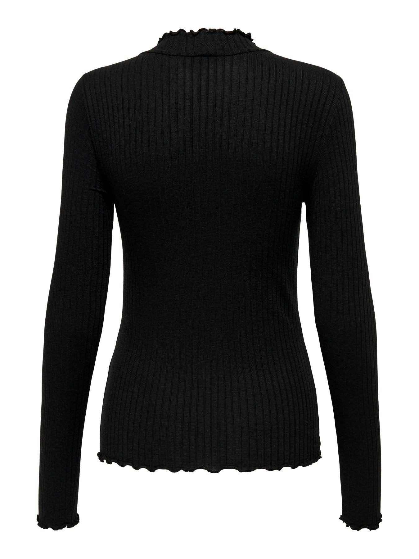 JDYFRANSISKA LIFE L/S HI-NCK TOP JR NOOS BLACK