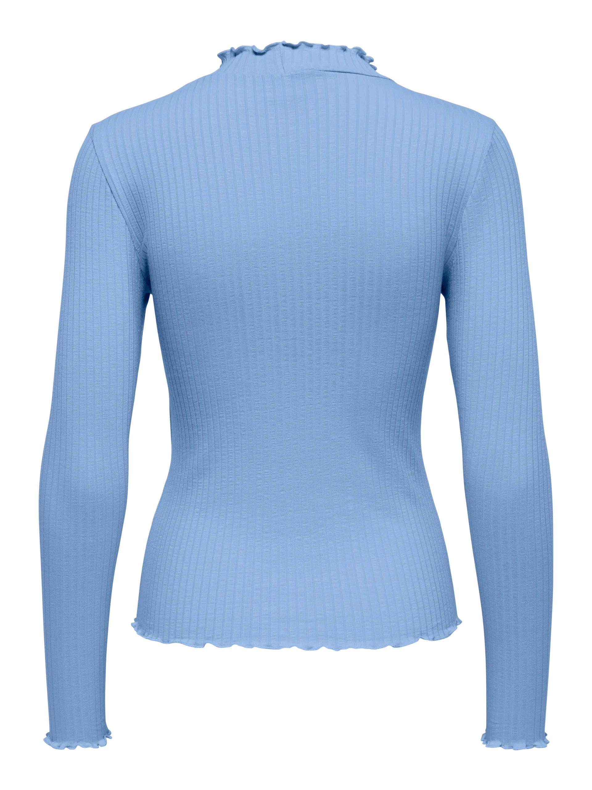 JDY FRANSISKA LIFE L/S HI-NCK TOP JR NOOS Serenity
