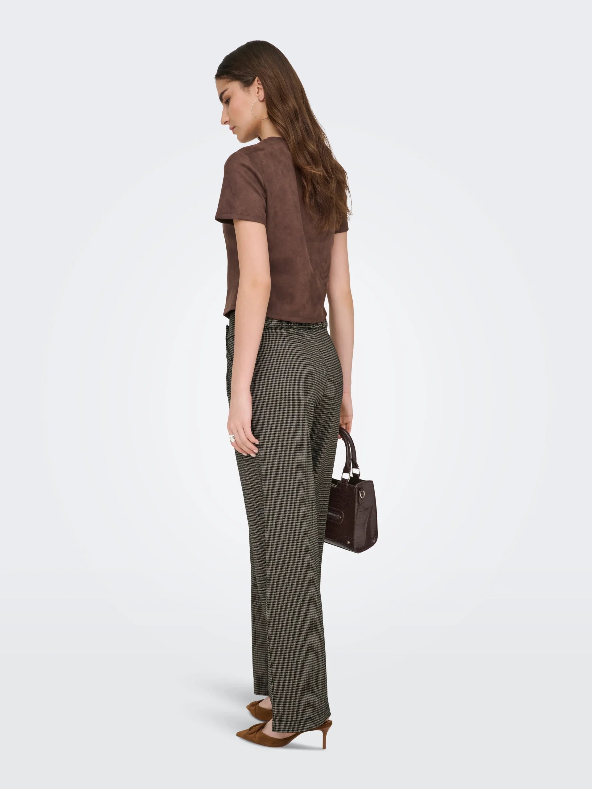 JDY GEGGO MIA LONG CHECK PANT JRS NOOS "30"