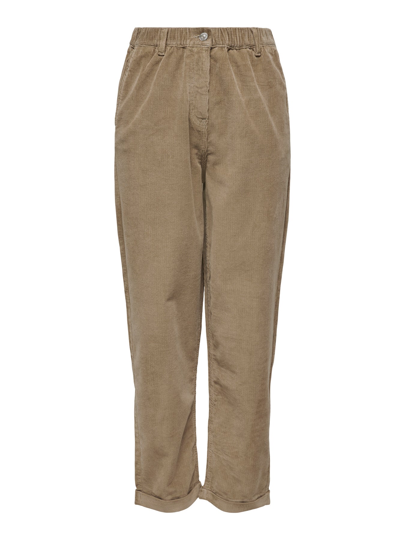 ONLY FLORA MW ELA CORD CAROT PANT Weathered Teak