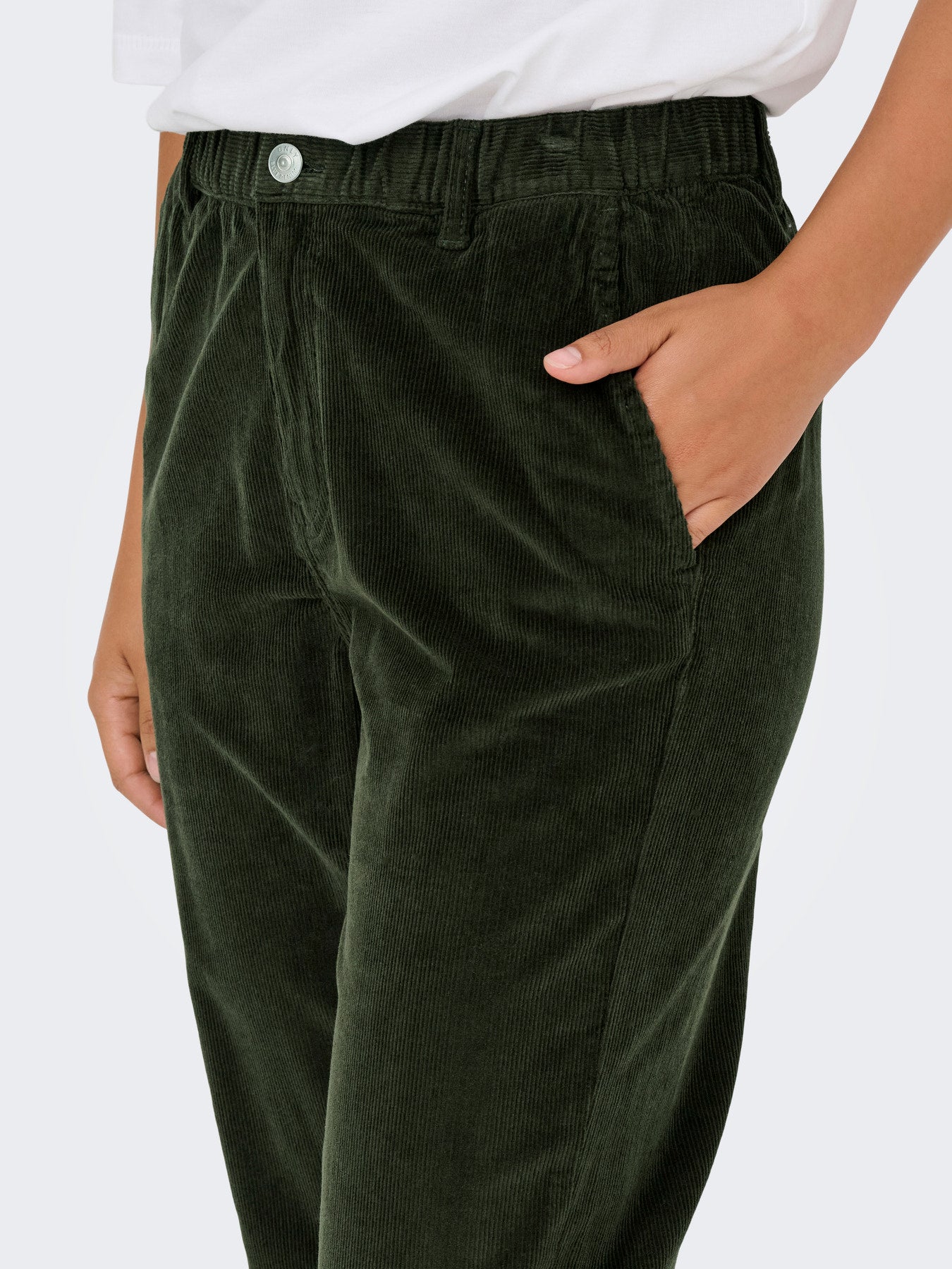 ONLY FLORA MW ELA CORD CAROT PANT Rosin