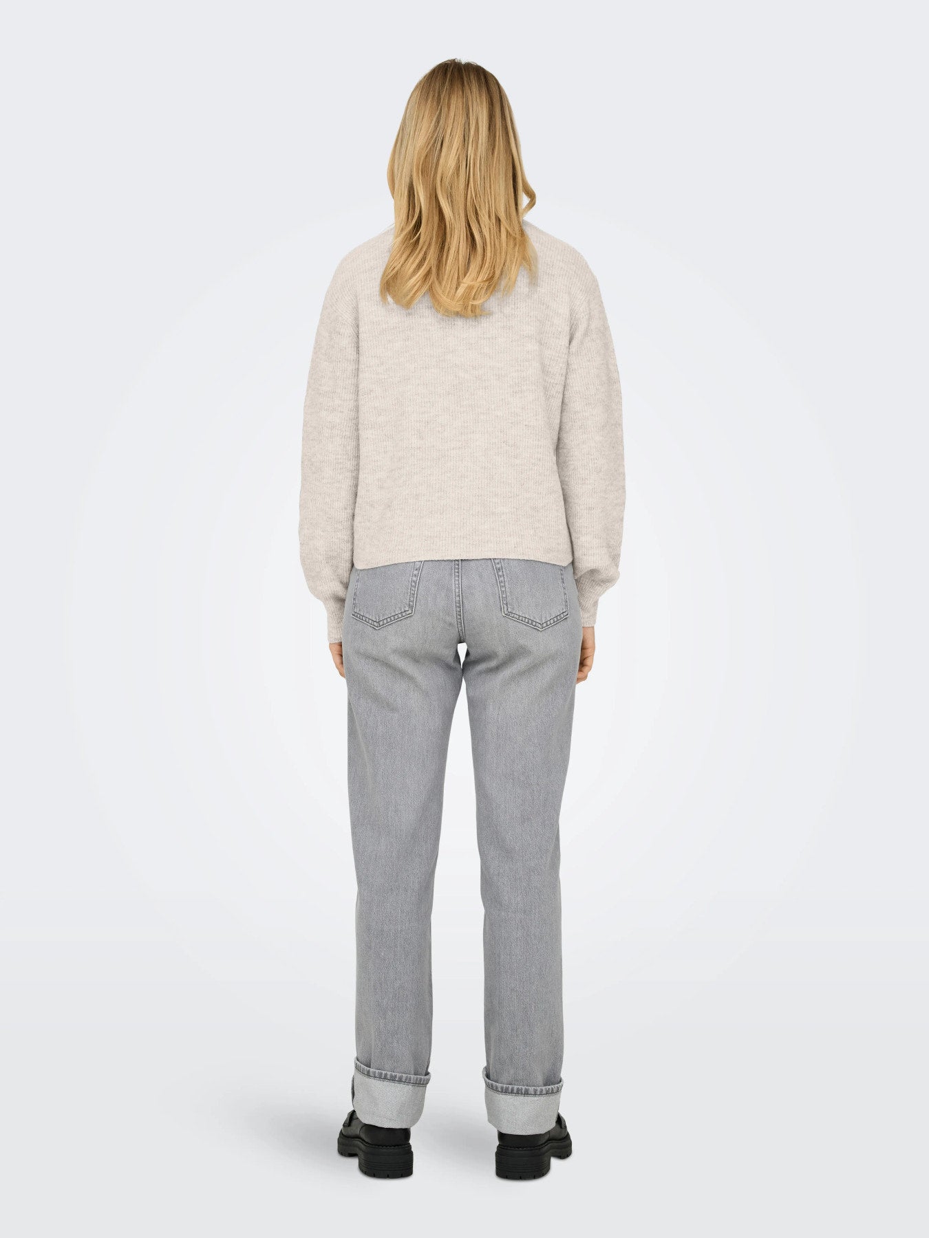 JDY LUMI L/S BUTTON CARDIGA KNT NOOS BIRCH MELANGE