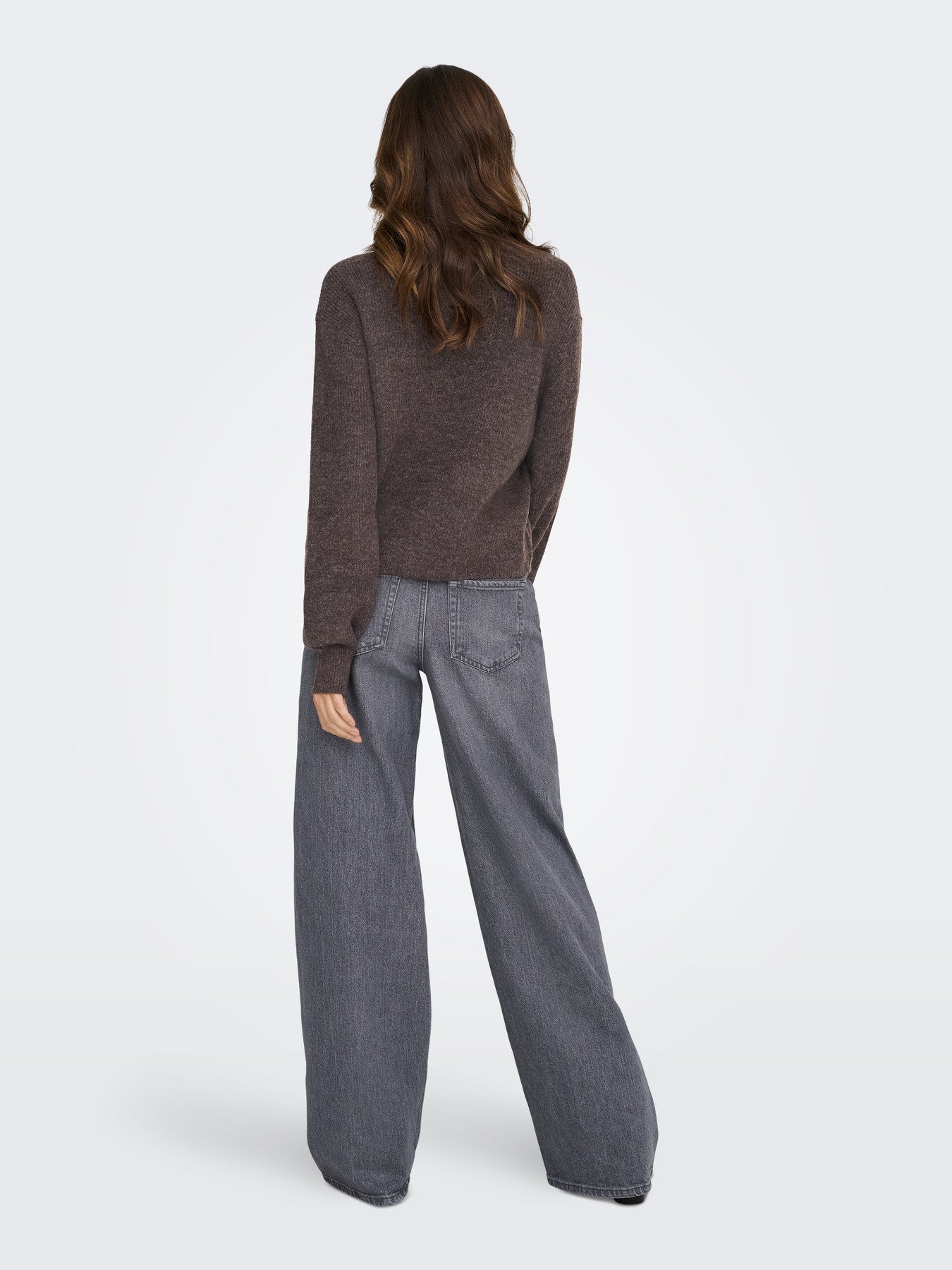 JDY LUMI L/S BUTTON CARDIGA KNT NOOS BRACKEN MELANGE