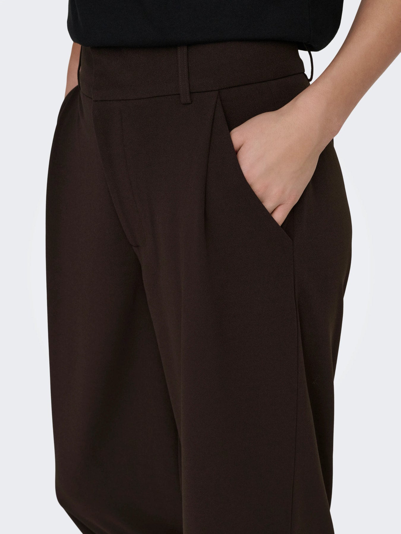JDY GEGGO LIFE OCCASION PANT JRS NOOS BRUN