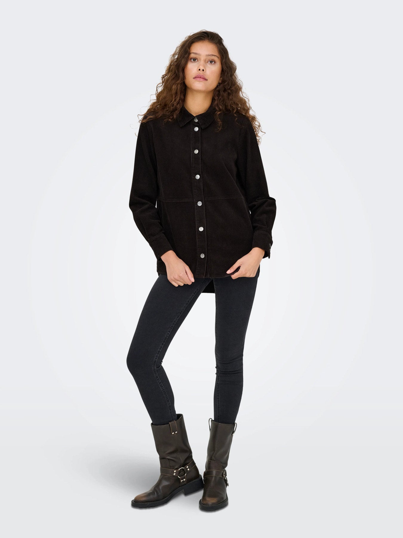 JDY SHIRAZ L/S LONG SHIRT PNT NOOS Chocolate Torte