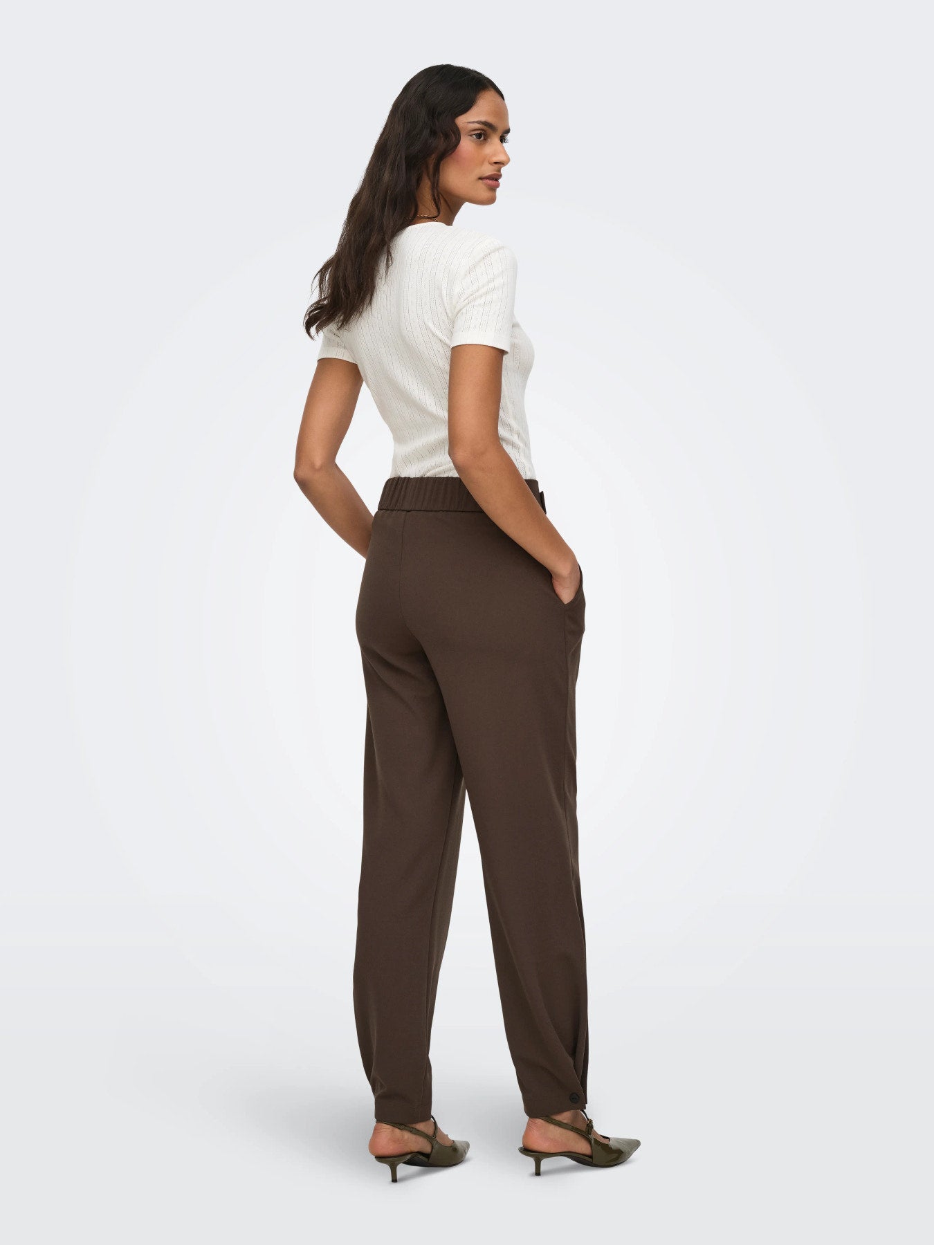 JDY SALSA MIA LIFE S/S O NECK TOP JR NOOS HVID