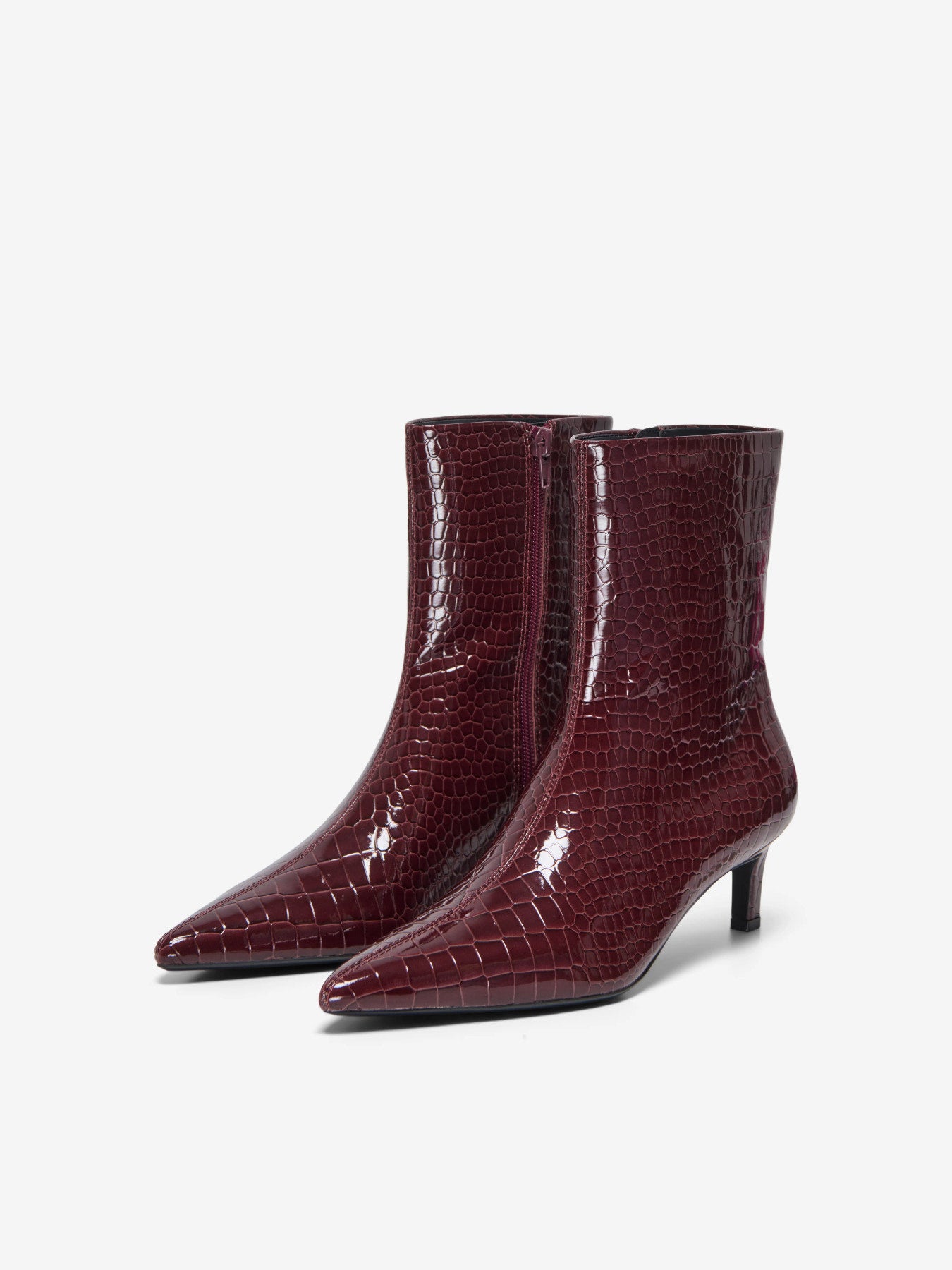 ONLY BRIXTON-2 SHORT BOOT Fig PATENT CROC