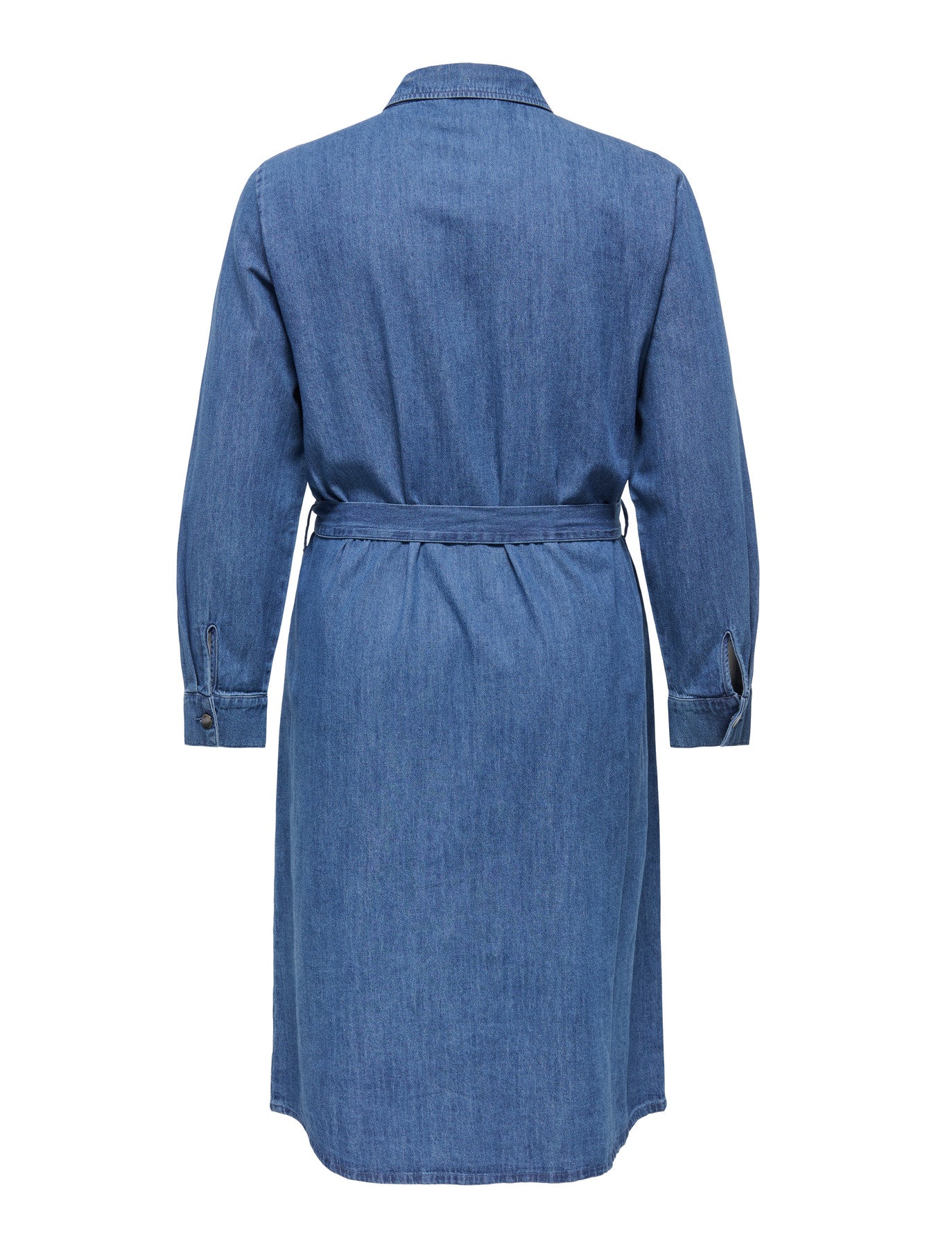 ONLY CARMAKOMA CARMARY BELT LONG DNM DRESS