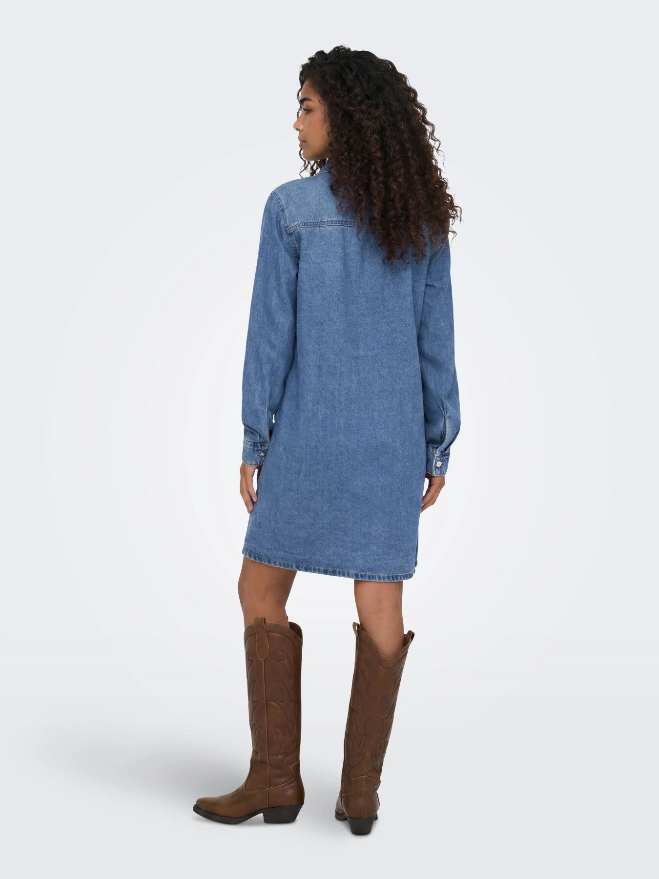 ONLY LISA L/S DNM DRESS GUA