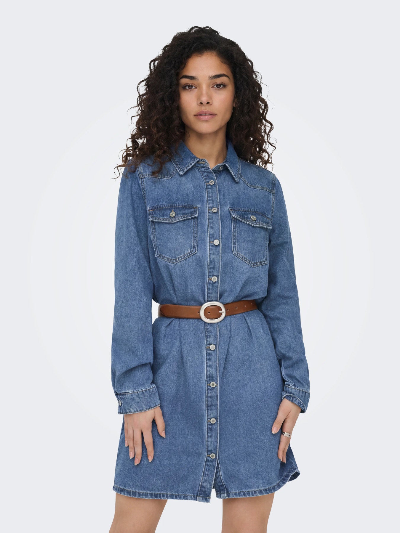 ONLY LISA L/S DNM DRESS GUA