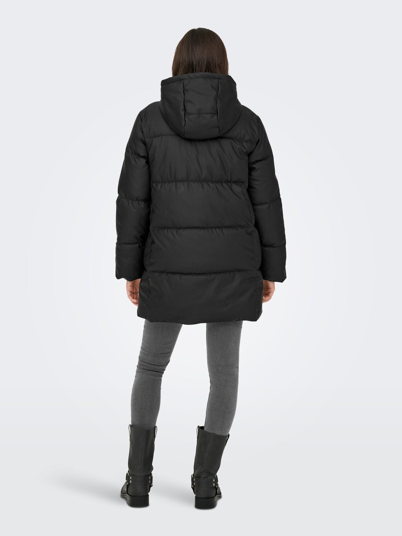 JDY KAMMA WATER REP PUFFER OTW SIJ Black
