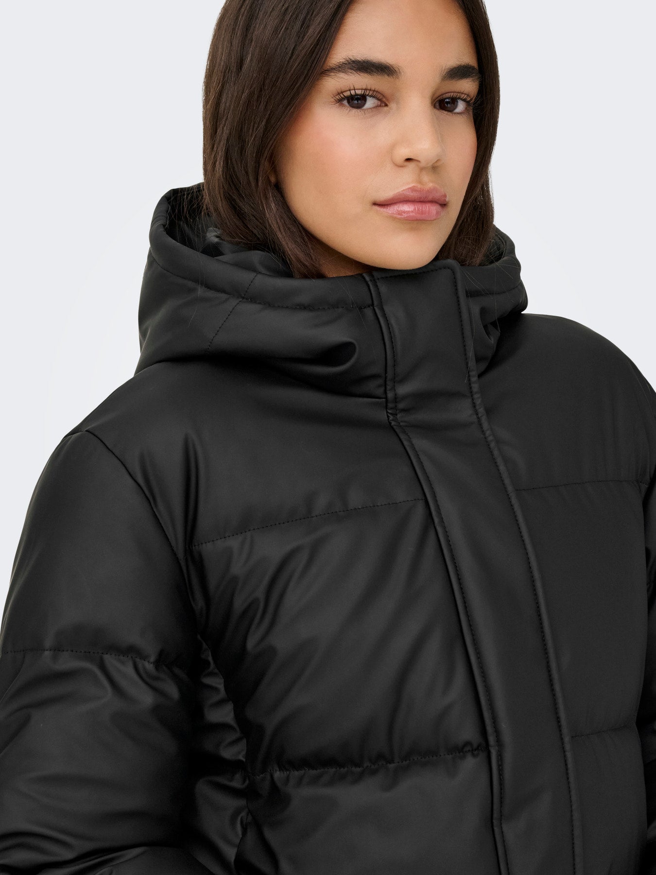 JDY KAMMA WATER REP PUFFER OTW SIJ Black