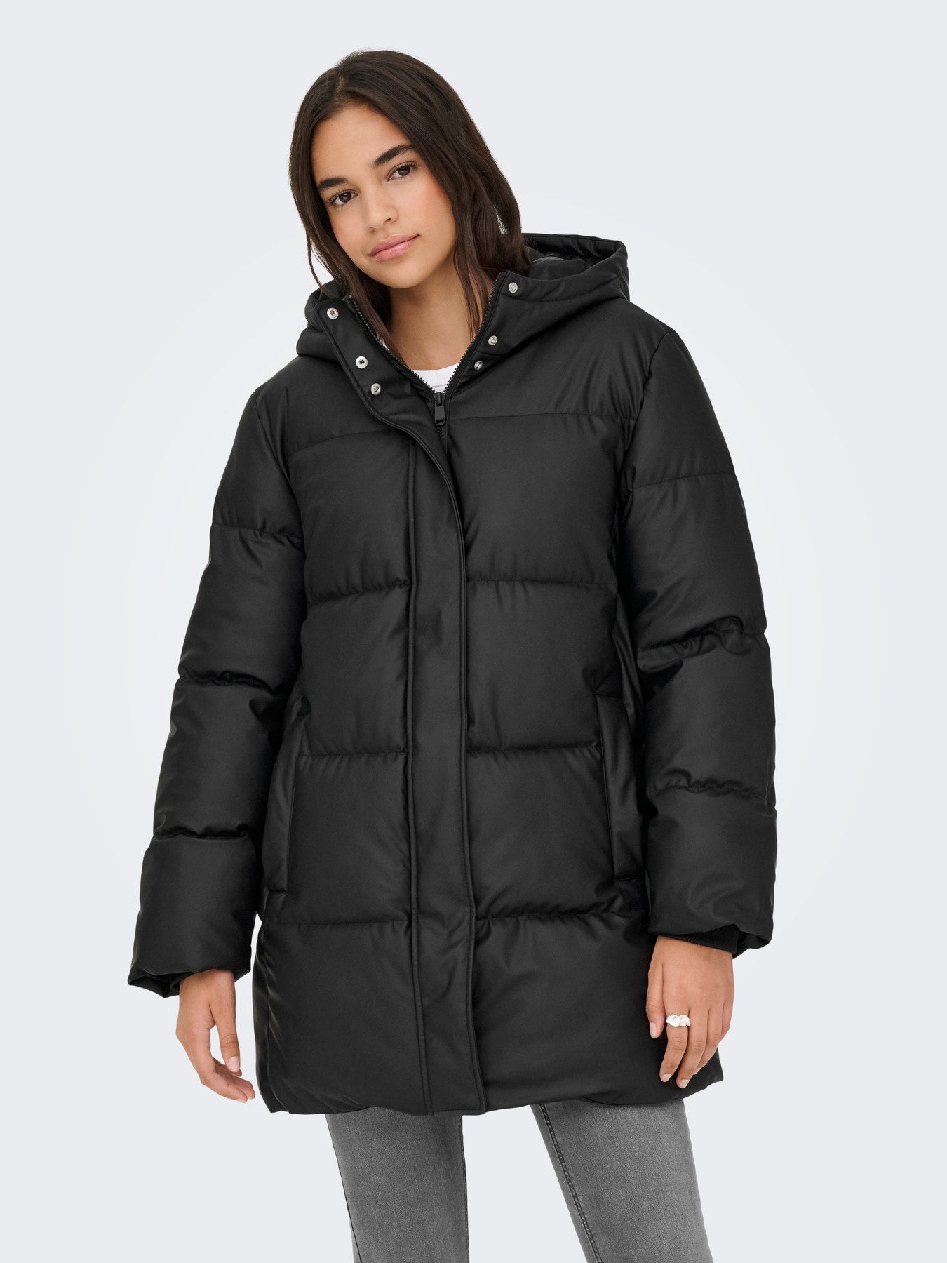 JDY KAMMA WATER REP PUFFER OTW SIJ Black