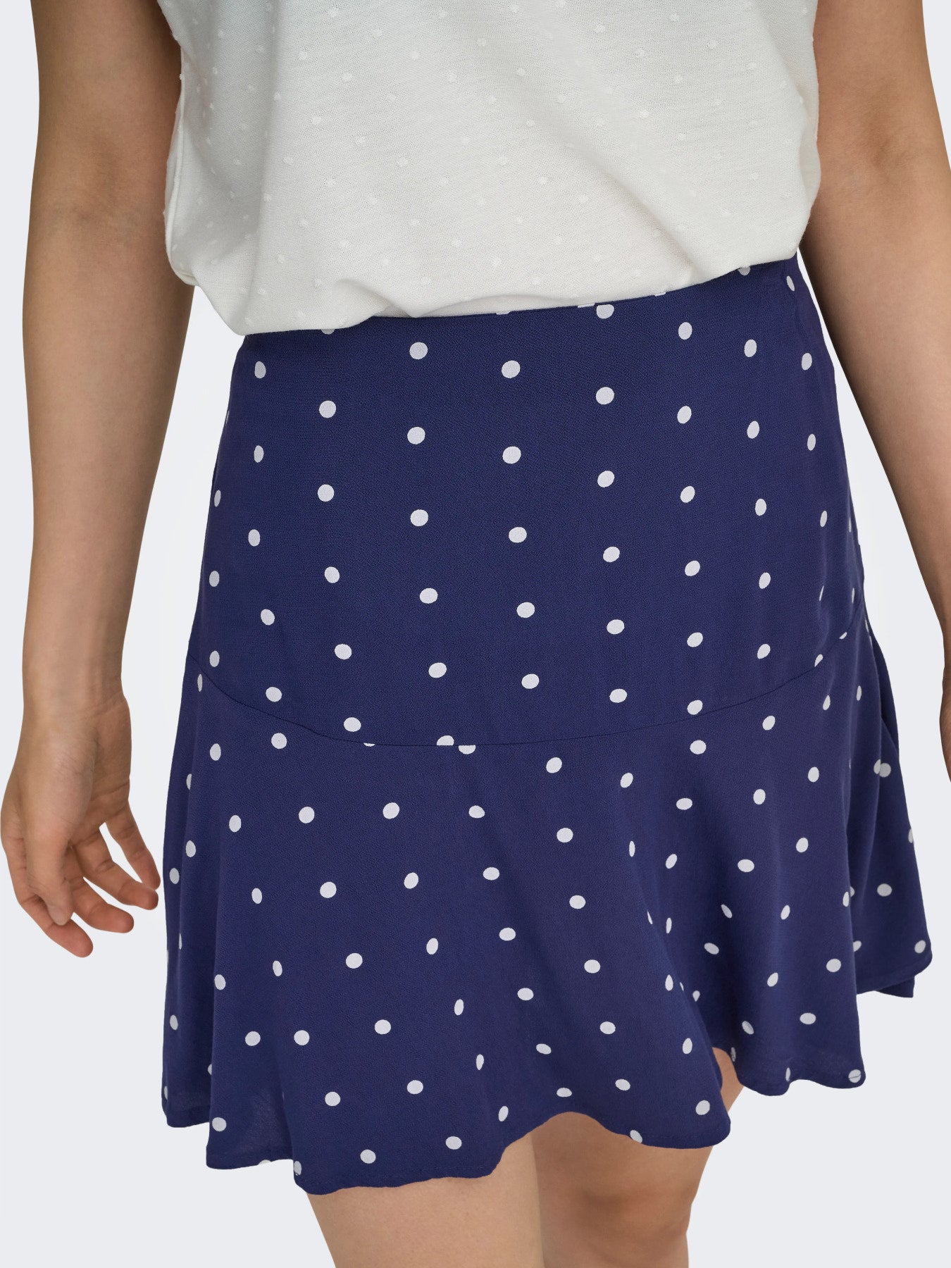 ONLY KESHAV SHORT SKIRT WVN BLÅ