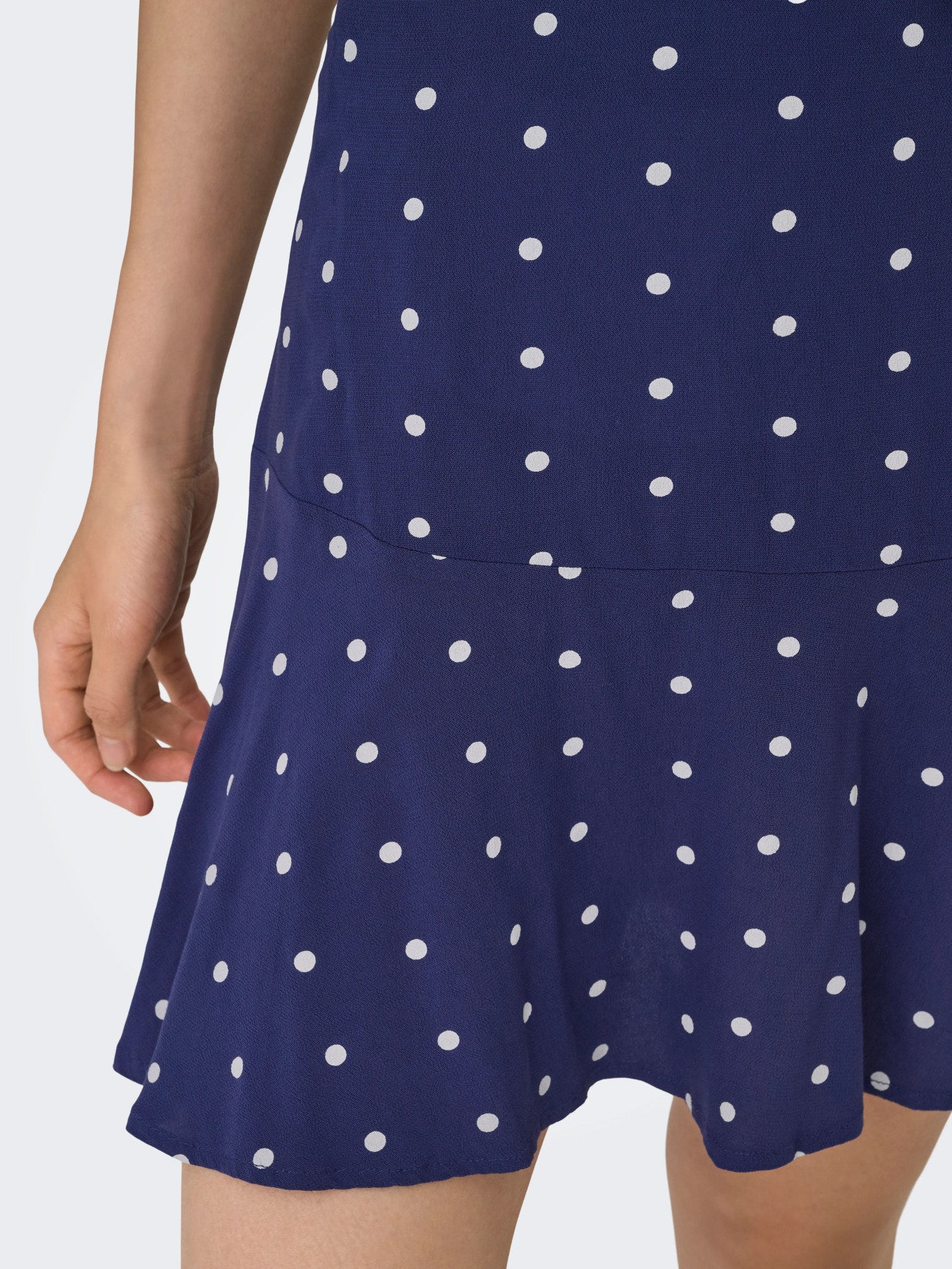 ONLY KESHAV SHORT SKIRT WVN BLÅ