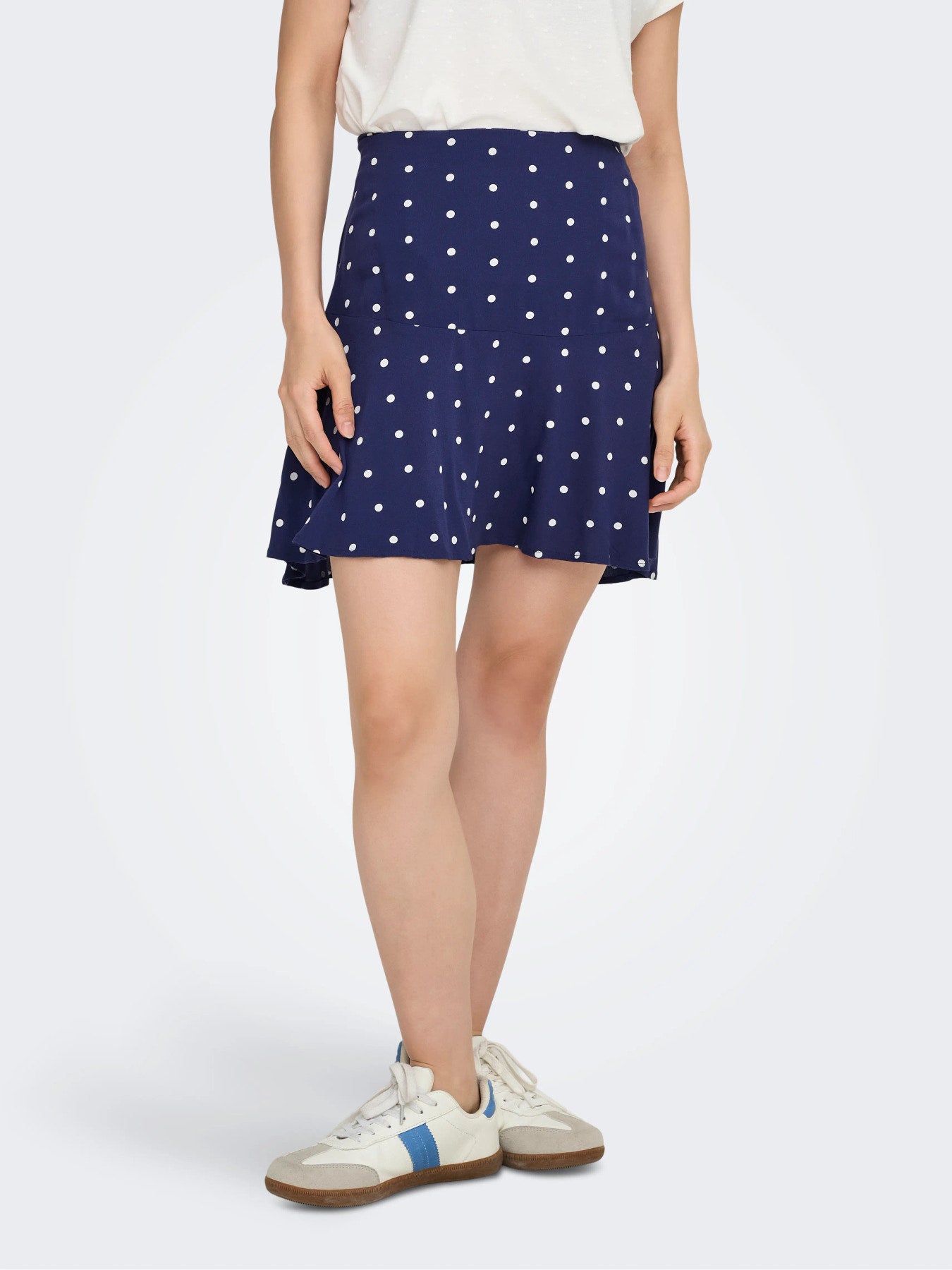 ONLY KESHAV SHORT SKIRT WVN BLÅ