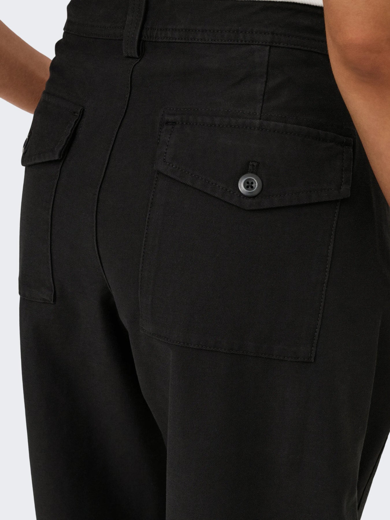 ONLY CLAIR MW BARREL PANT PNT NOOS BLACK "32"