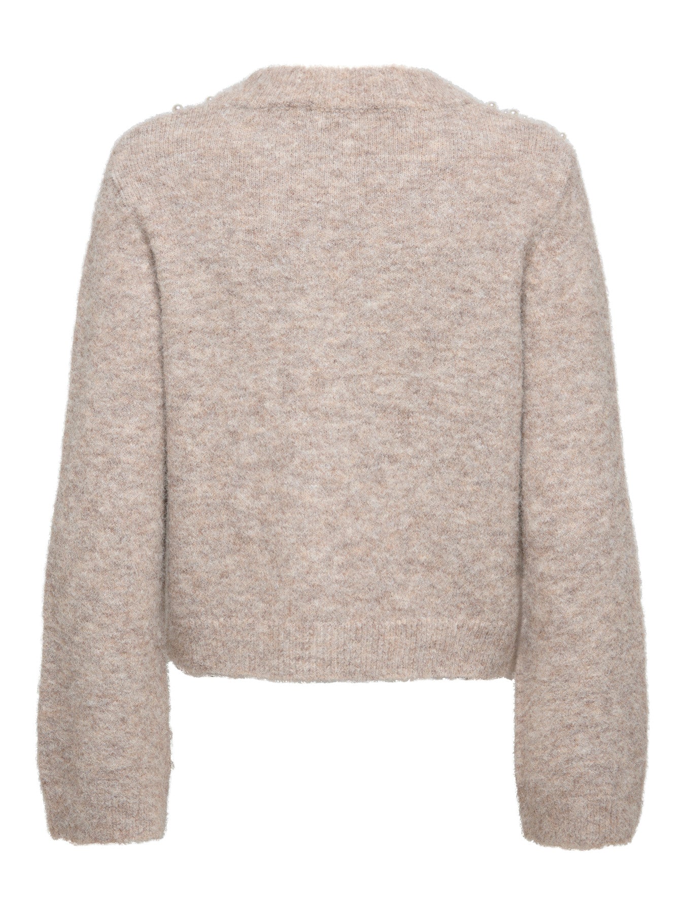 ONLY MIGGIE LS O-NECK PEARL CARDI KNT NOOS Malt Ball Melange/FMOP