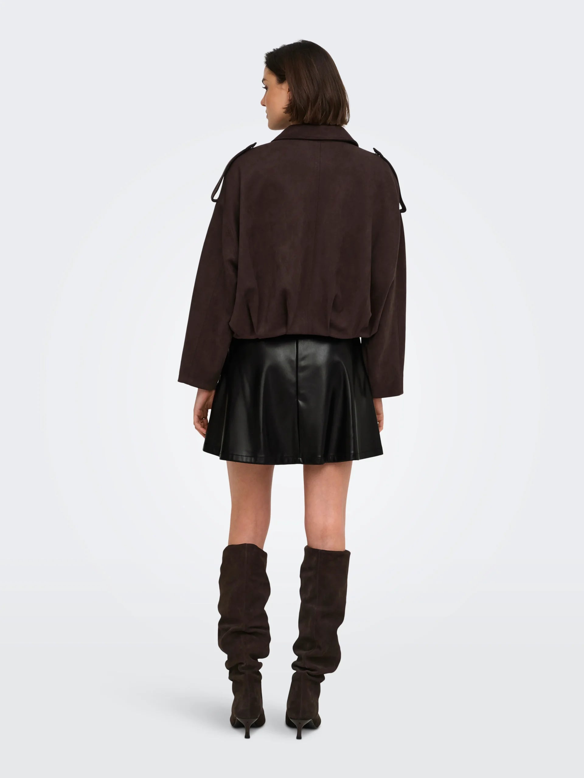 JDY KARLA LIFE SHORT SKIRT JRS Black